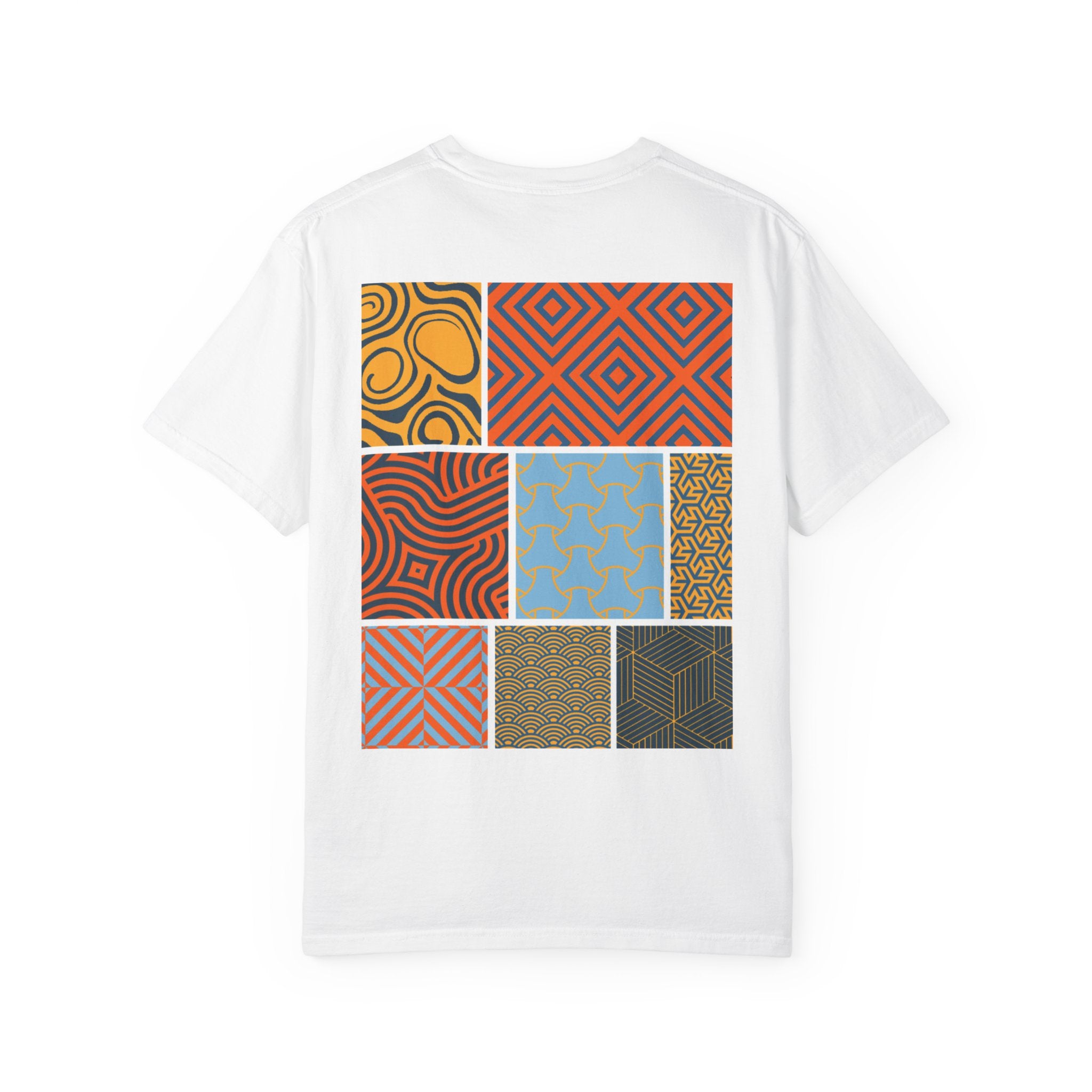 Dark Rose Patterns Orange Tee