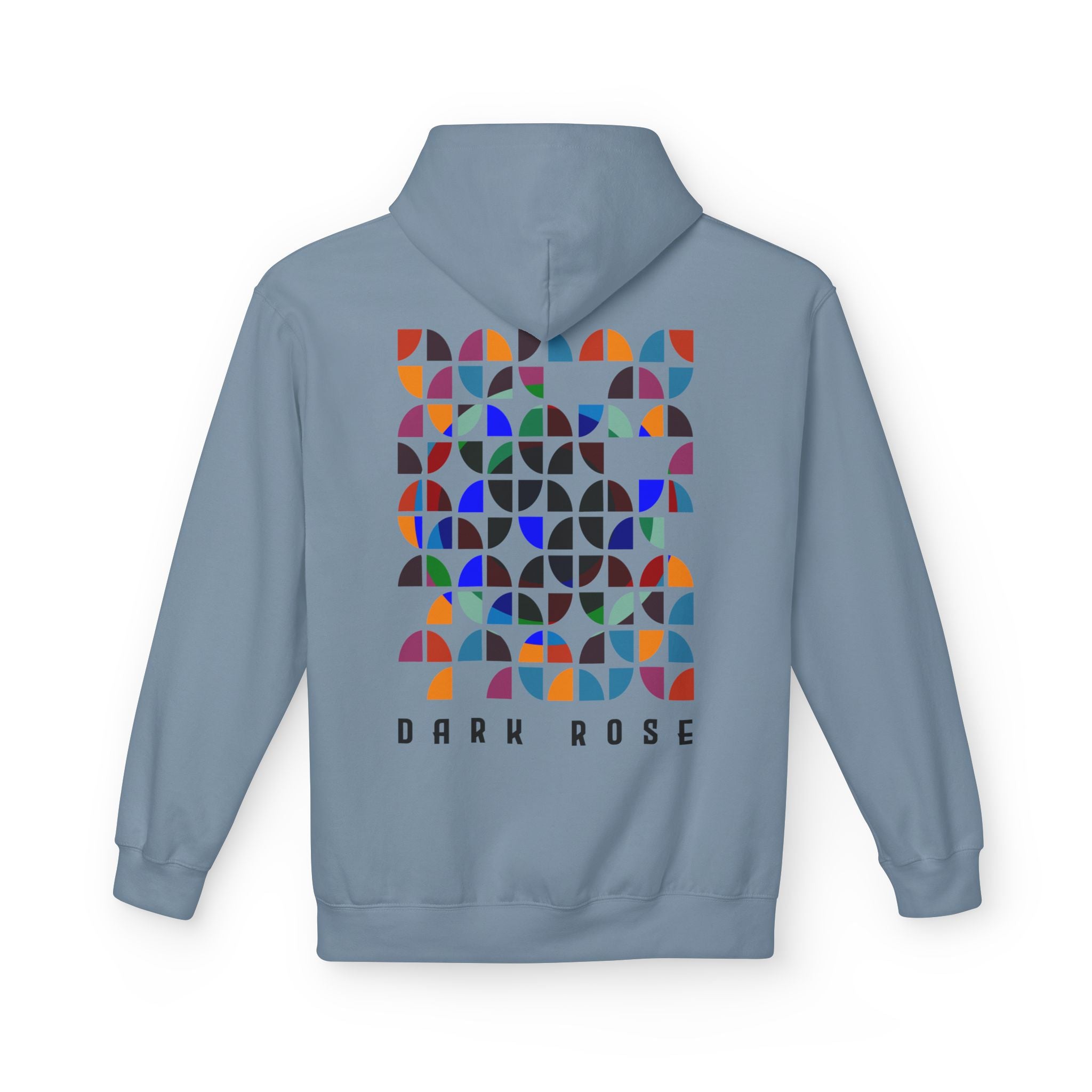 Dark Rose Colours Circles Hoodie