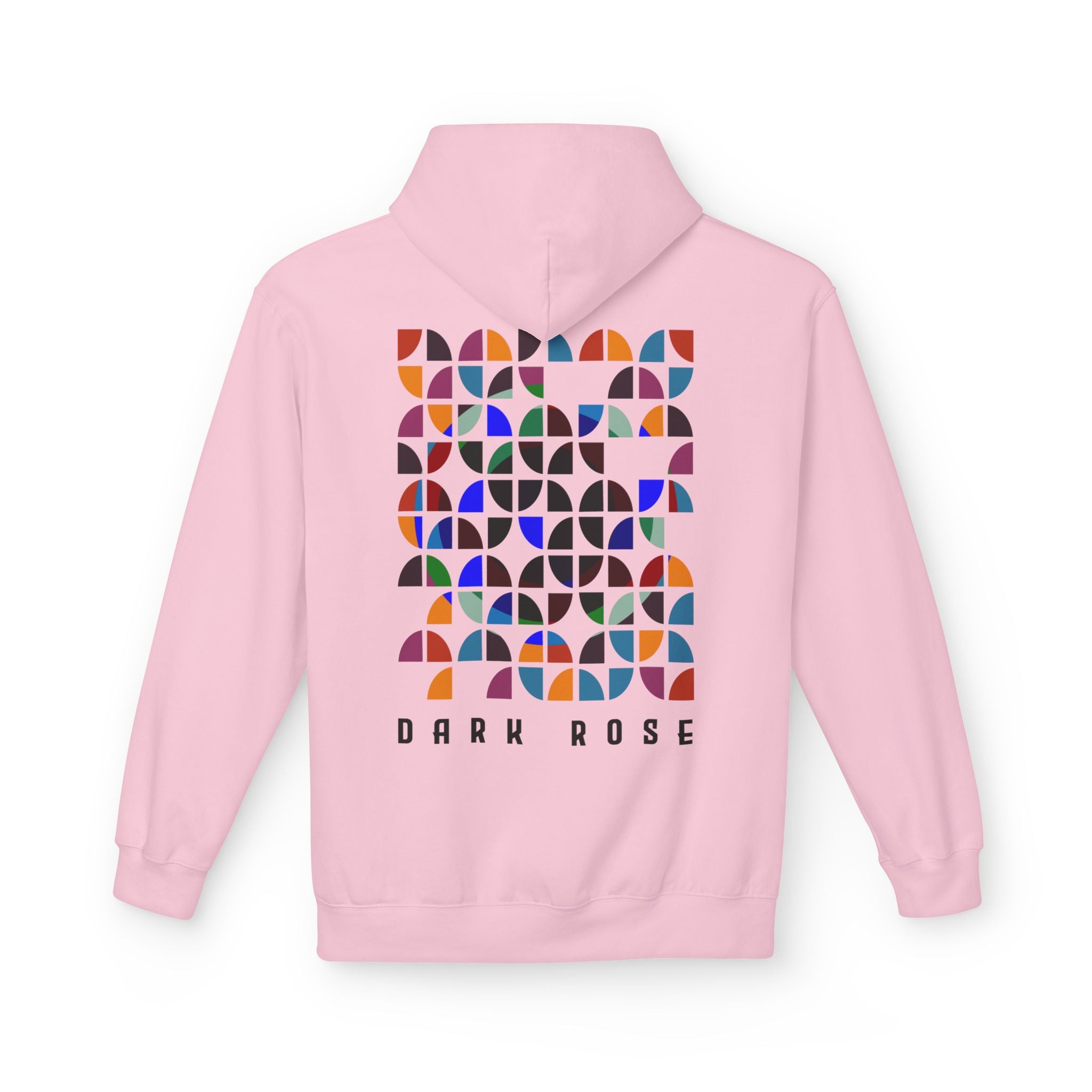 Dark Rose Colours Circles Hoodie