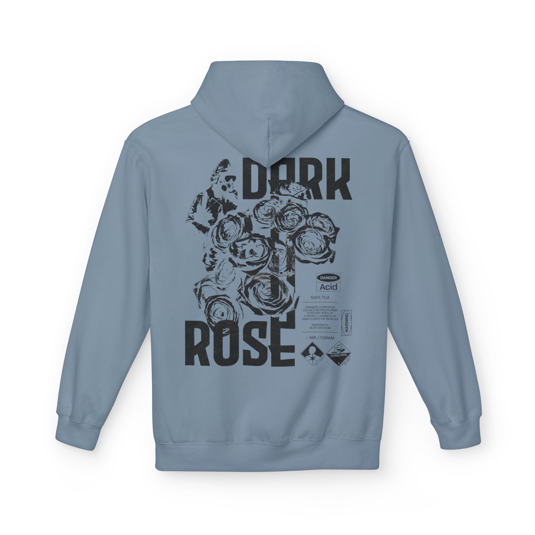 Dark Rose Gas Mask Poster Hoodie