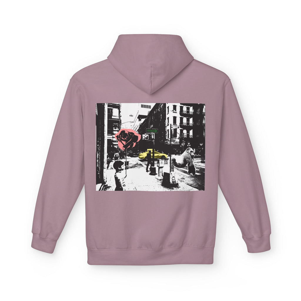 Dark Rose Urban Art Hoodie