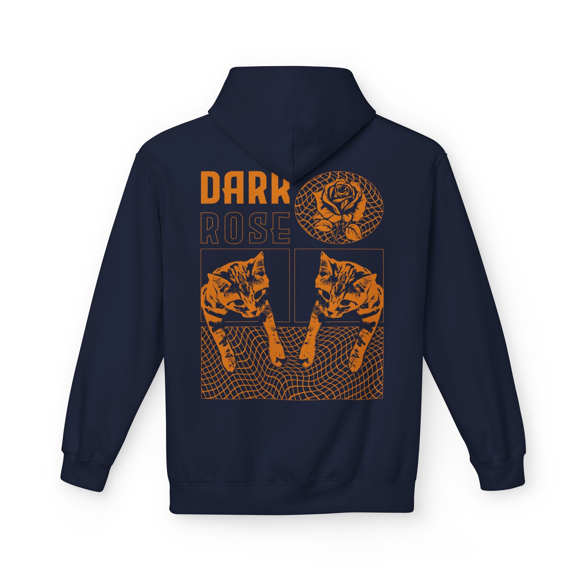 Dark Rose Cat Hoodie