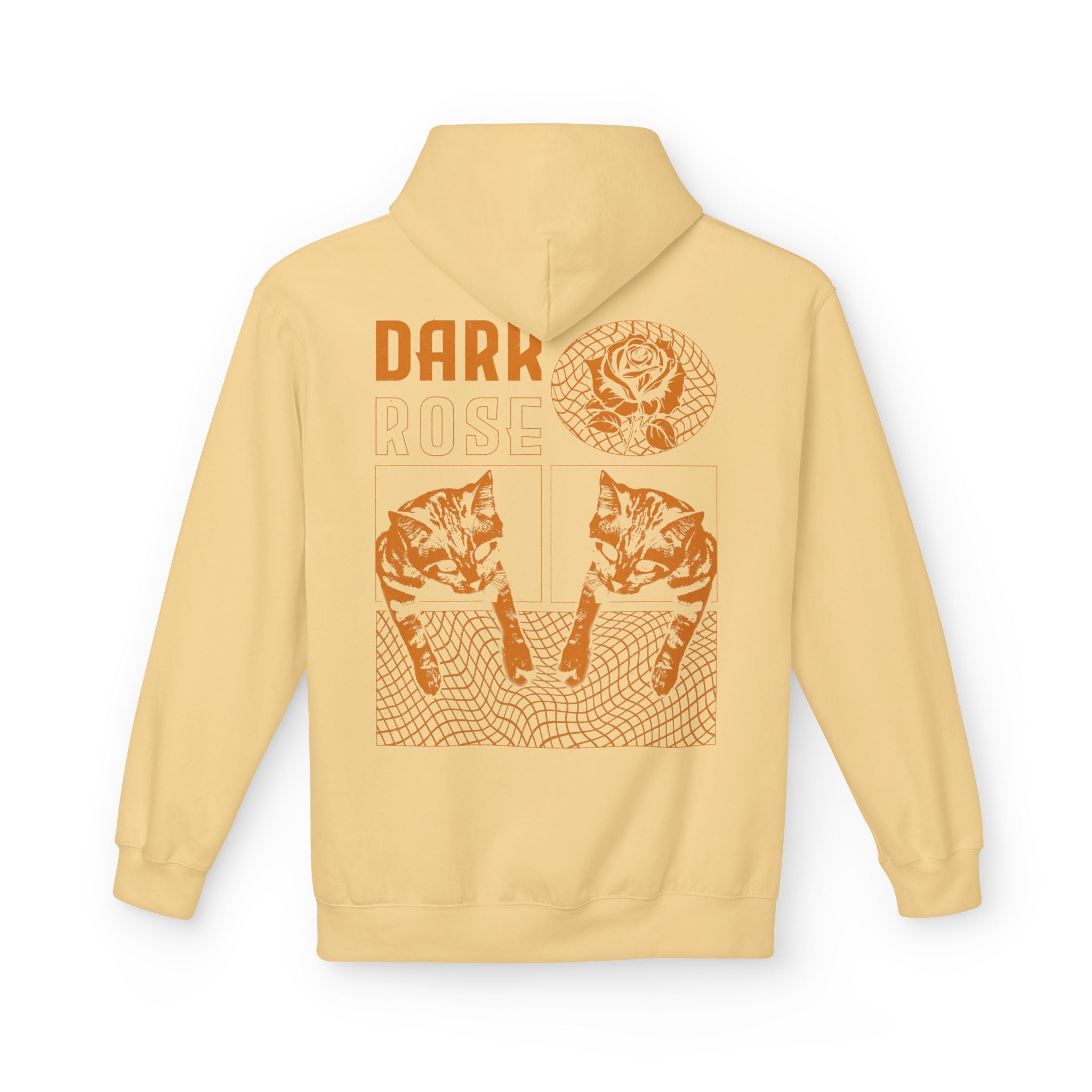 Dark Rose Cat Hoodie