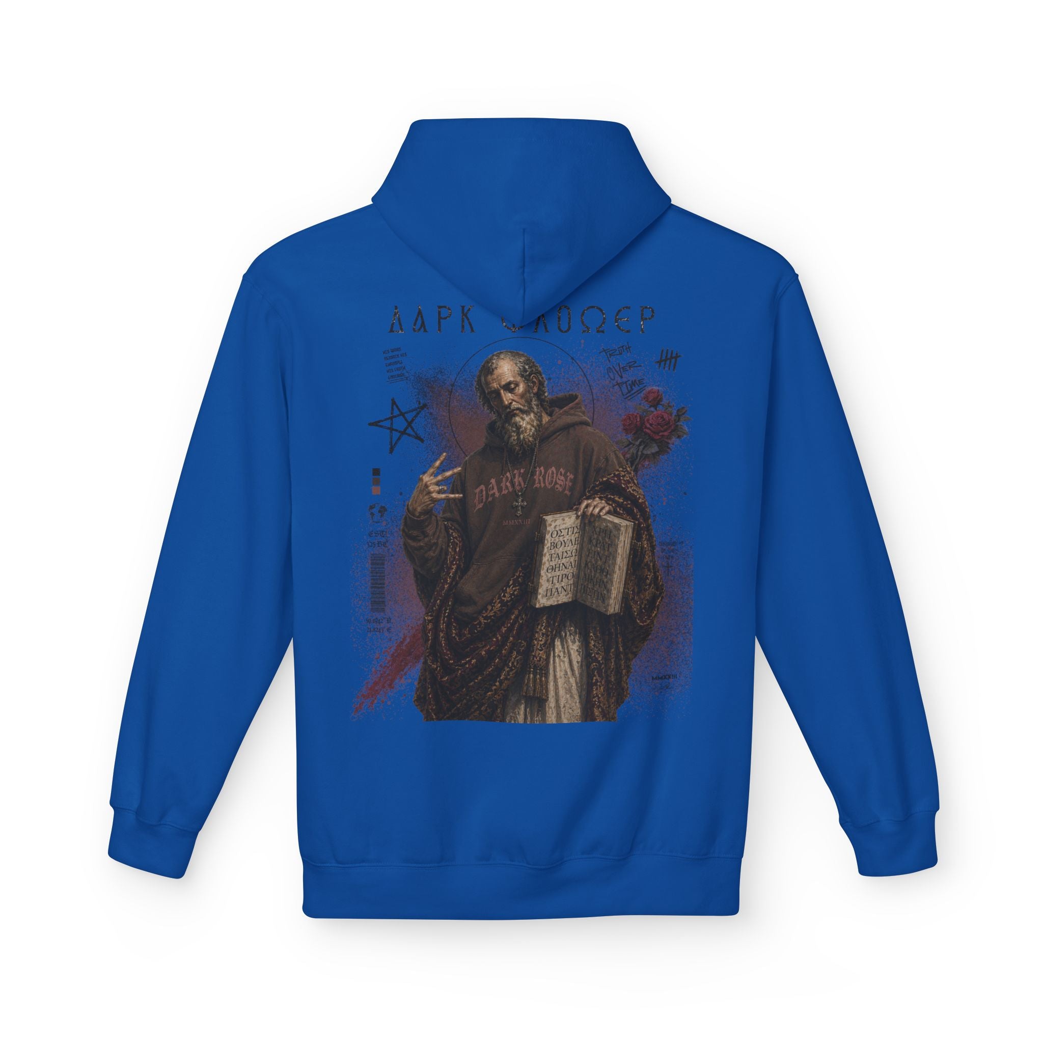 Dark Rose Ancient Greek Philosophers Hoodie