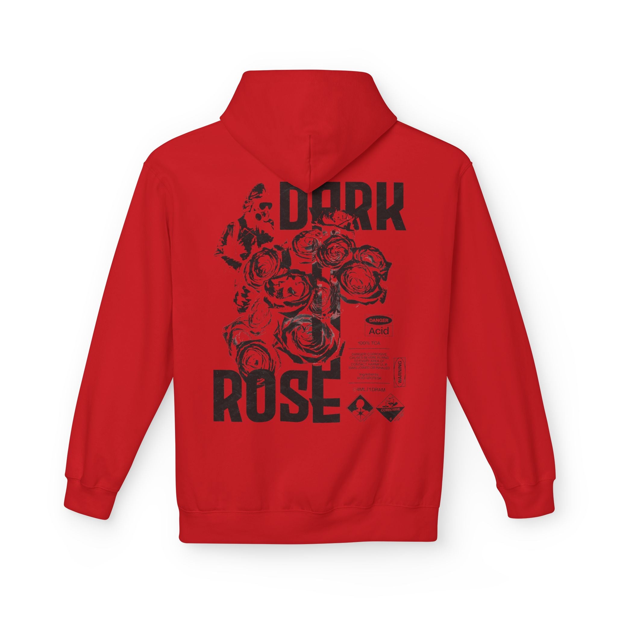 Dark Rose Gas Mask Poster Hoodie
