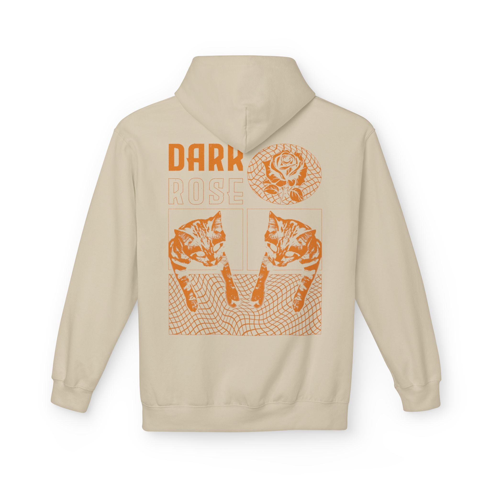 Dark Rose Cat Hoodie