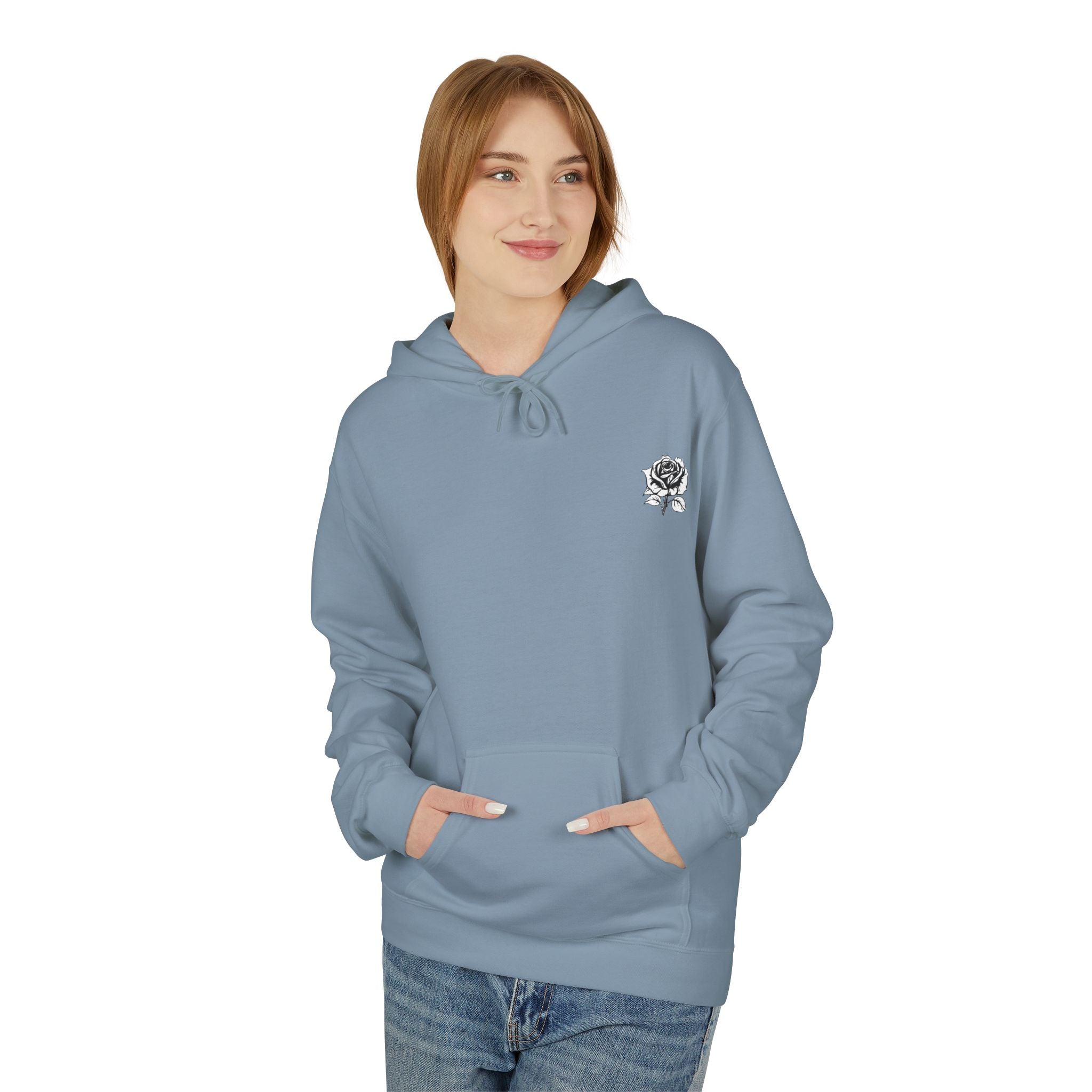 Dark Rose Cat Hoodie