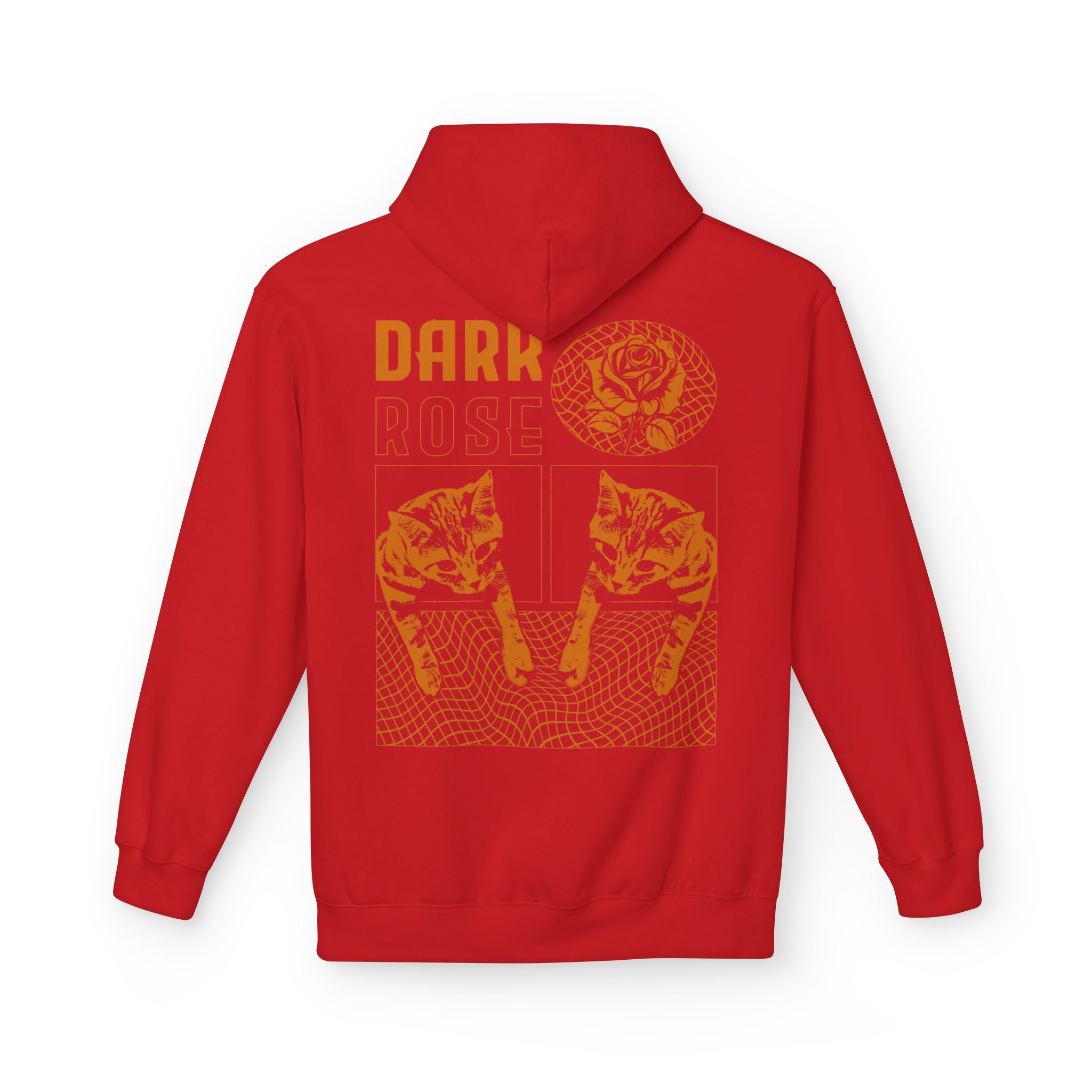 Dark Rose Cat Hoodie