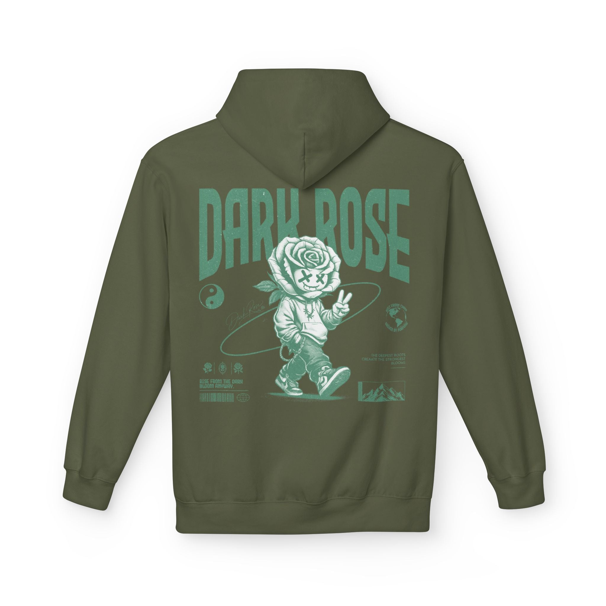 Dark Rose The Bloom Kid Hoodie
