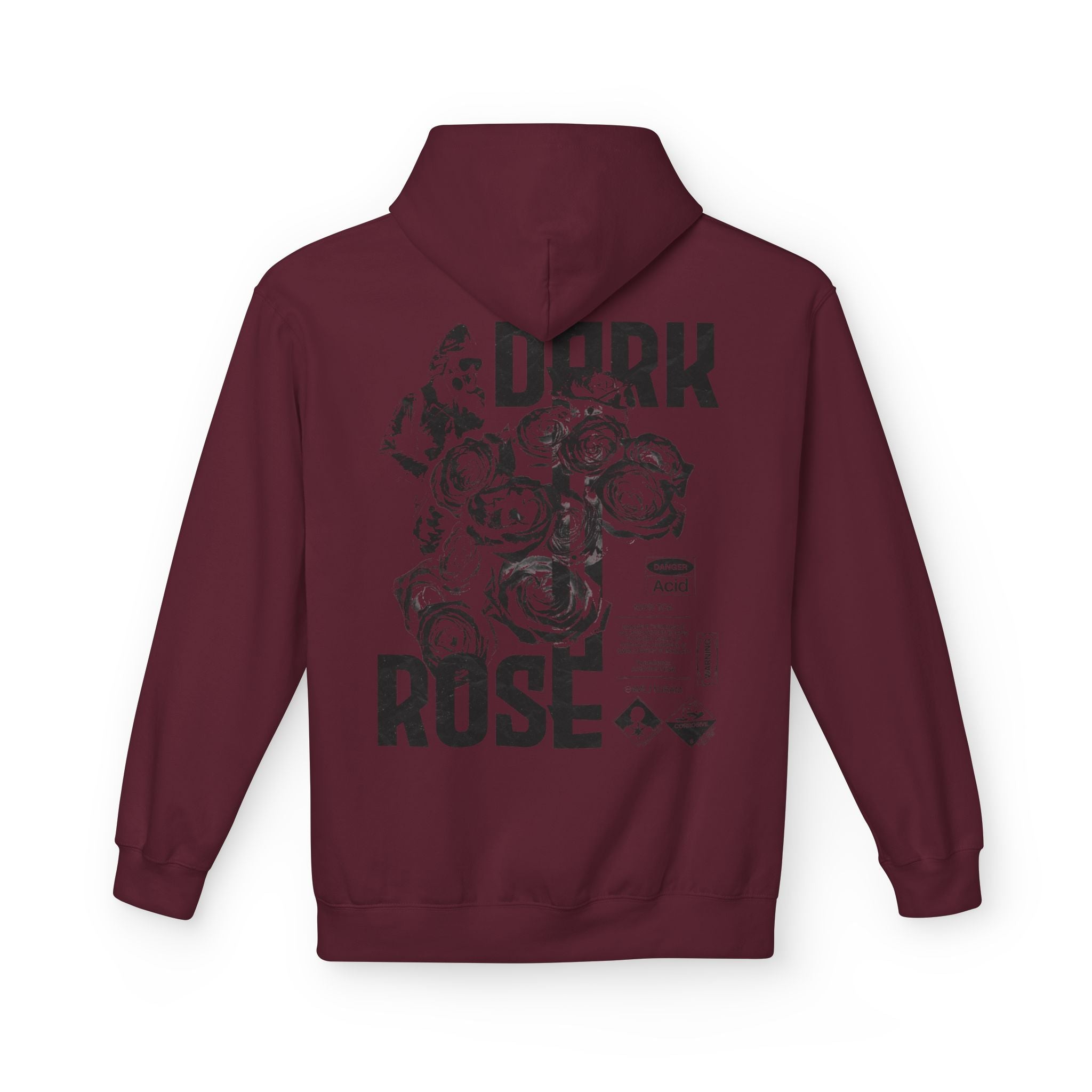 Dark Rose Gas Mask Poster Hoodie