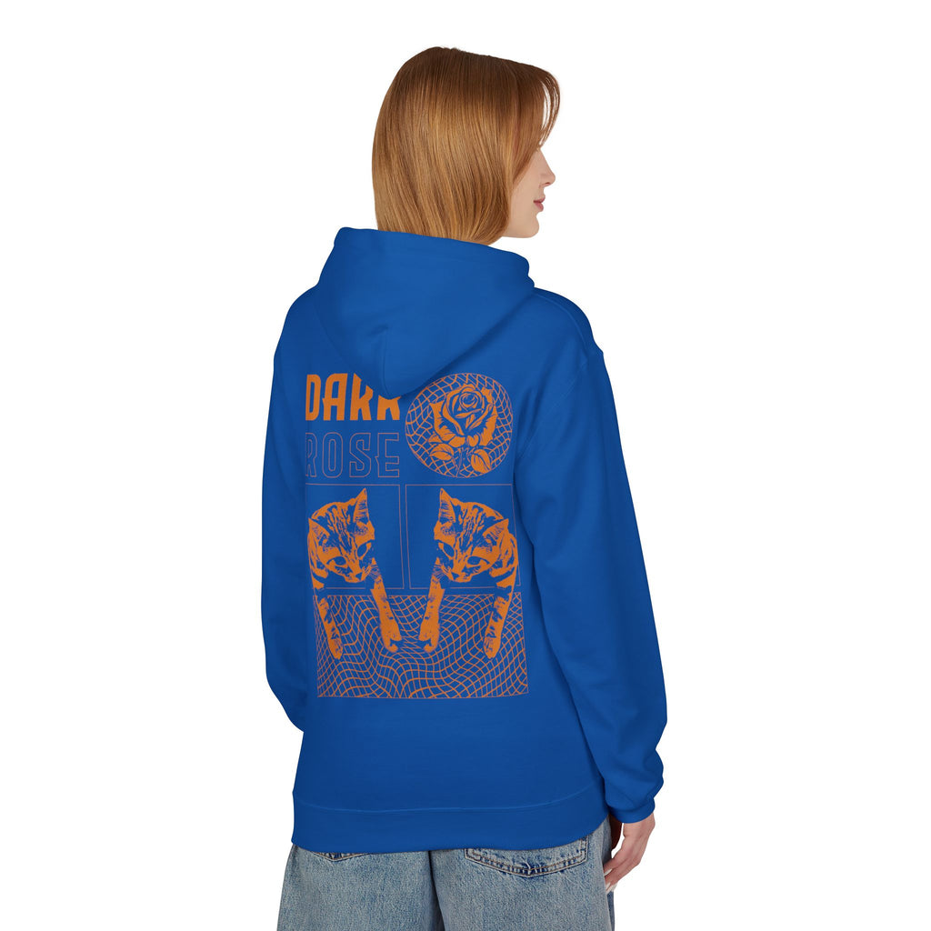 Dark Rose Cat Hoodie