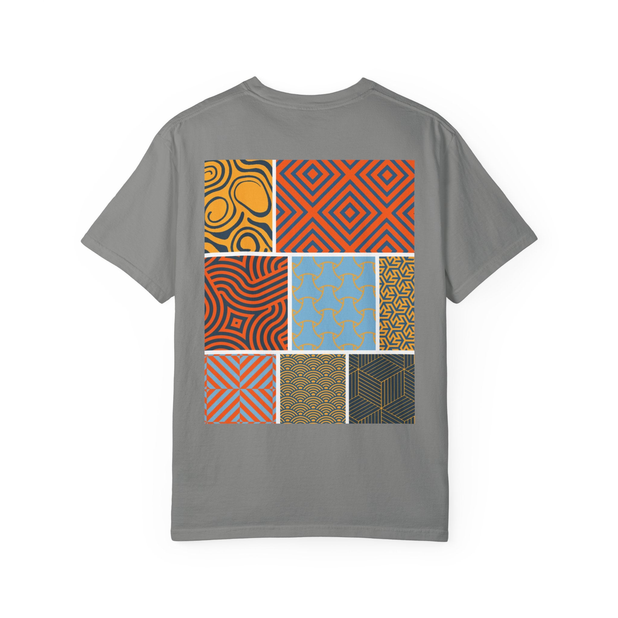 Dark Rose Patterns Orange Tee