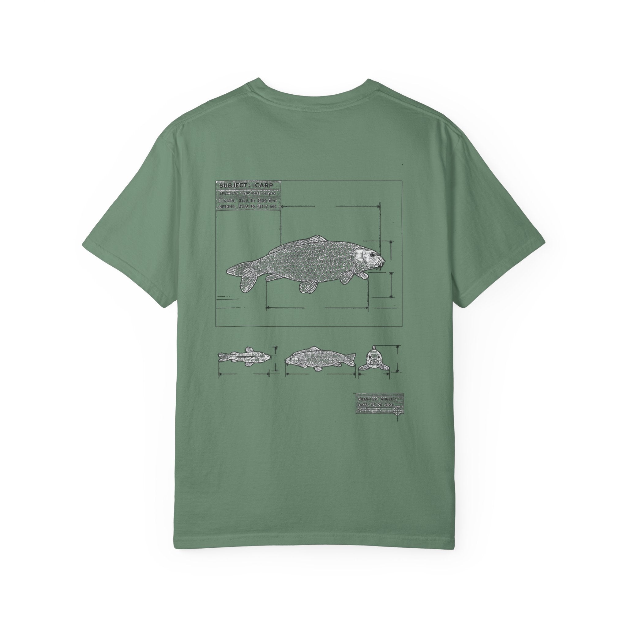 Dark Rose Carp Blueprint Tee