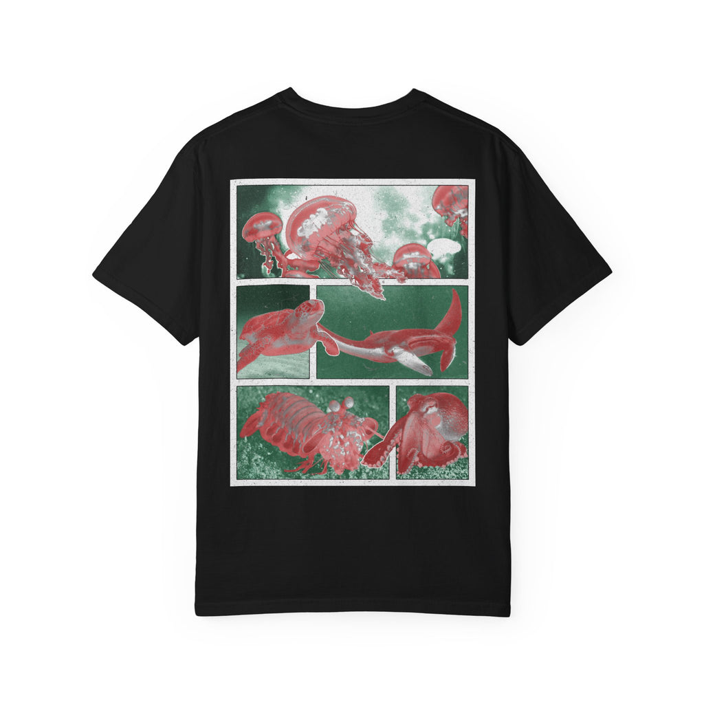 Dark Rose Sea Creatures Tee