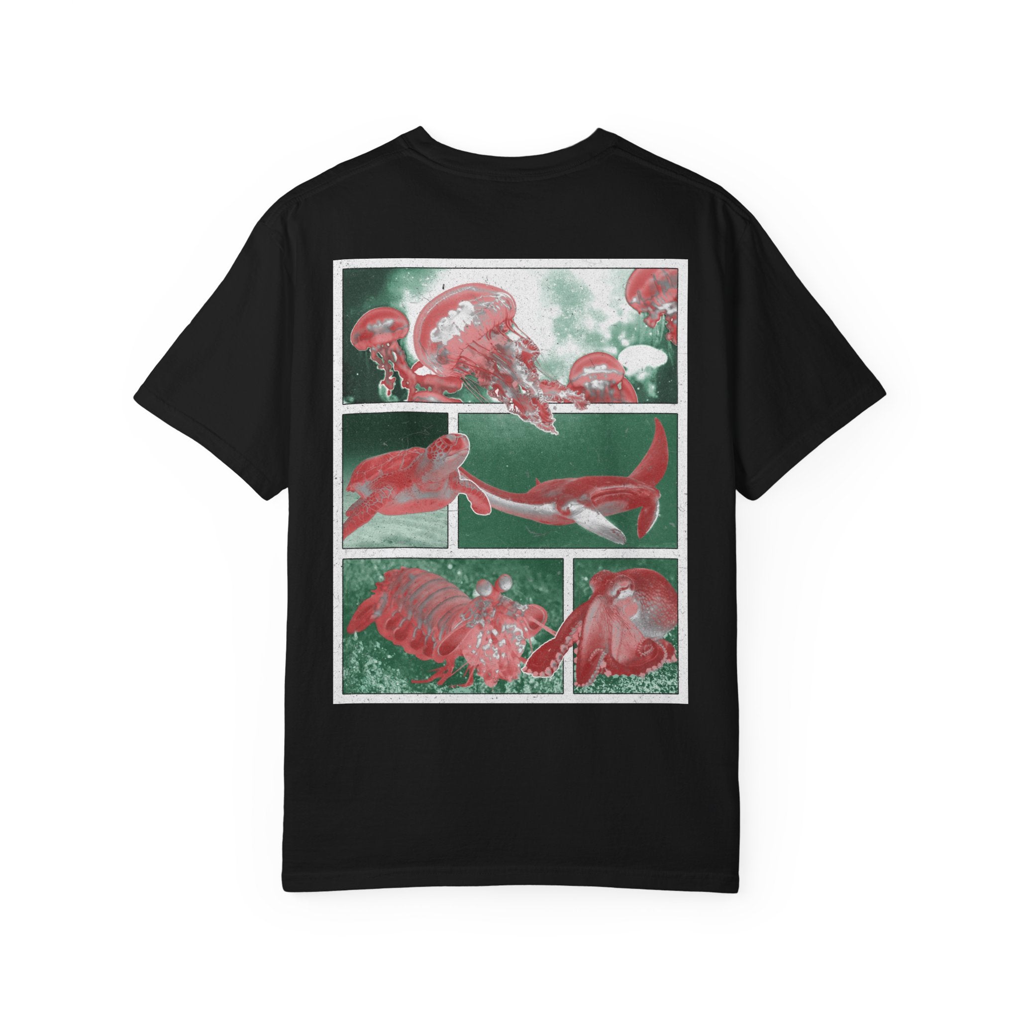 Dark Rose Sea Creatures Tee