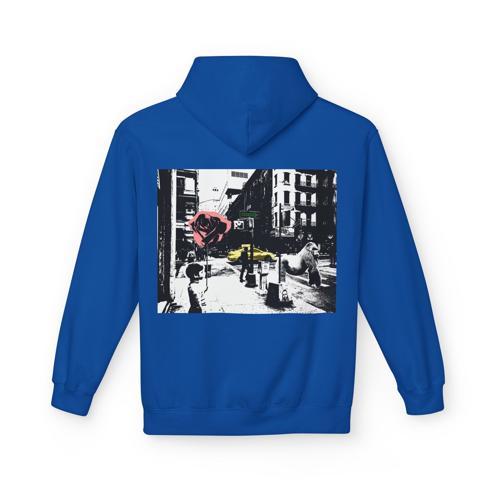 Dark Rose Urban Art Hoodie