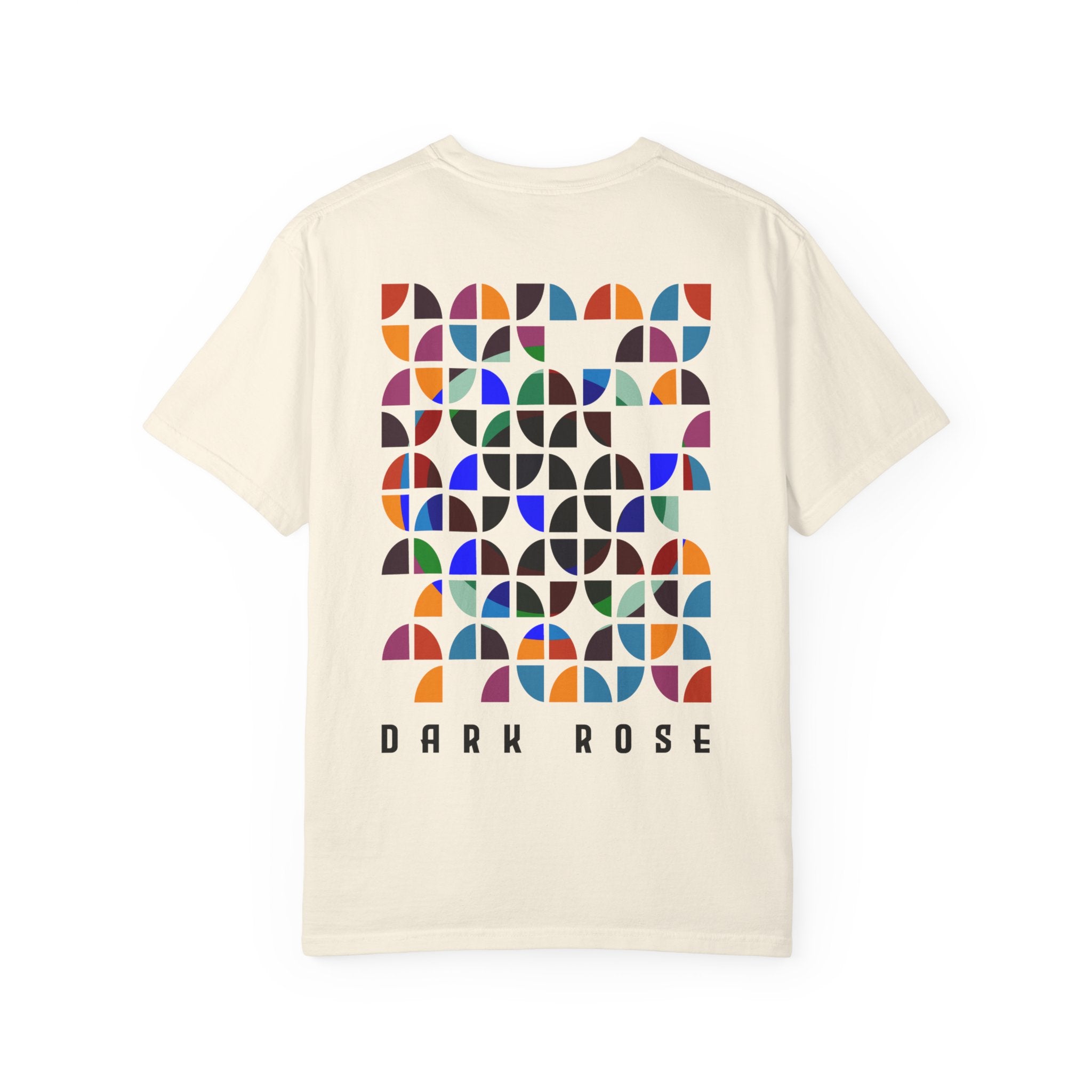 Dark Rose Colours Circles Tee