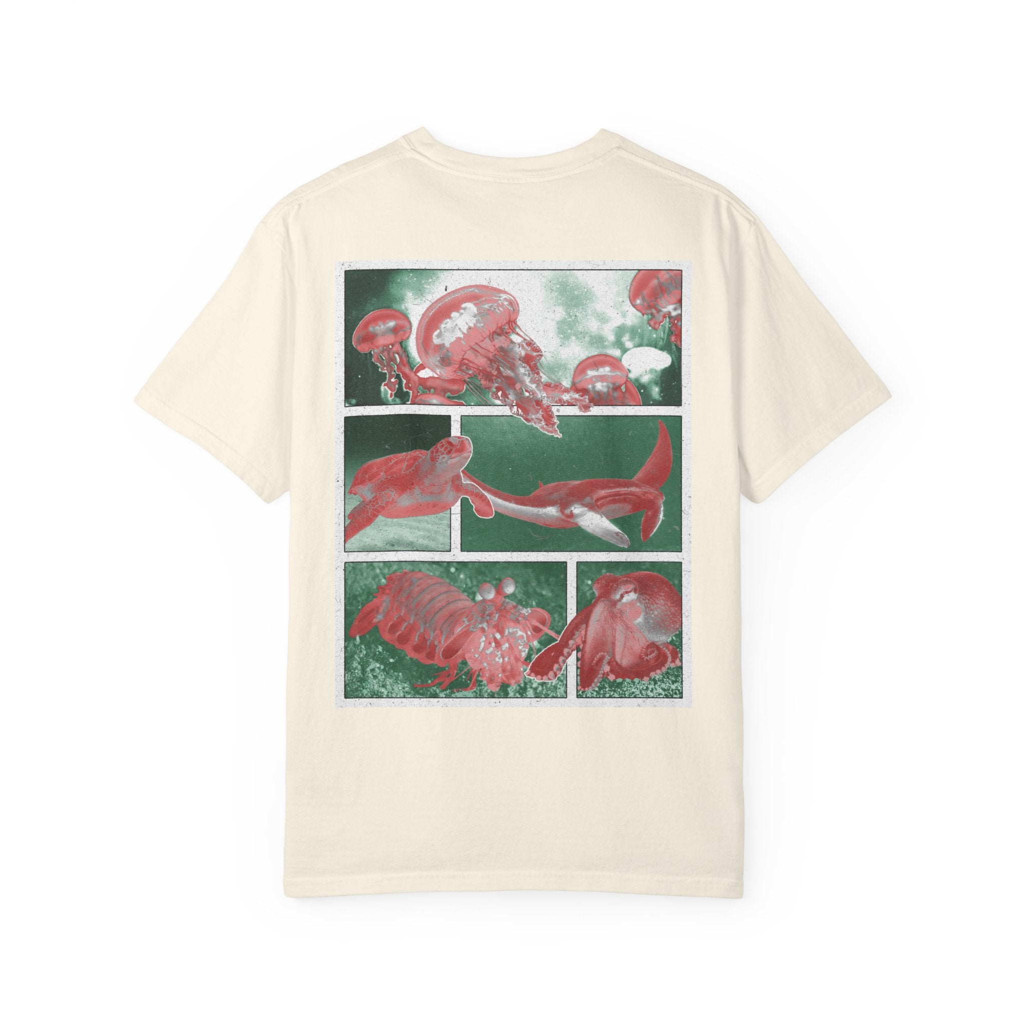 Dark Rose Sea Creatures Tee