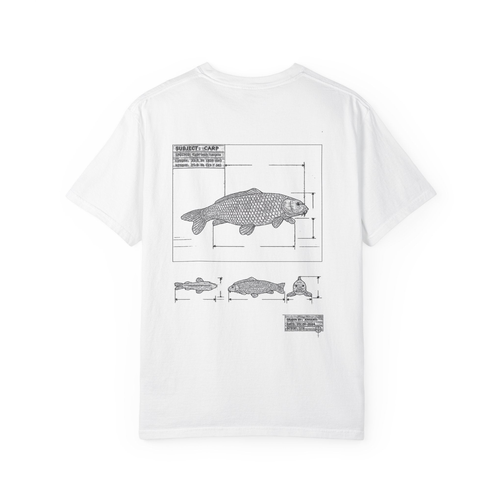 Dark Rose Carp Blueprint Tee