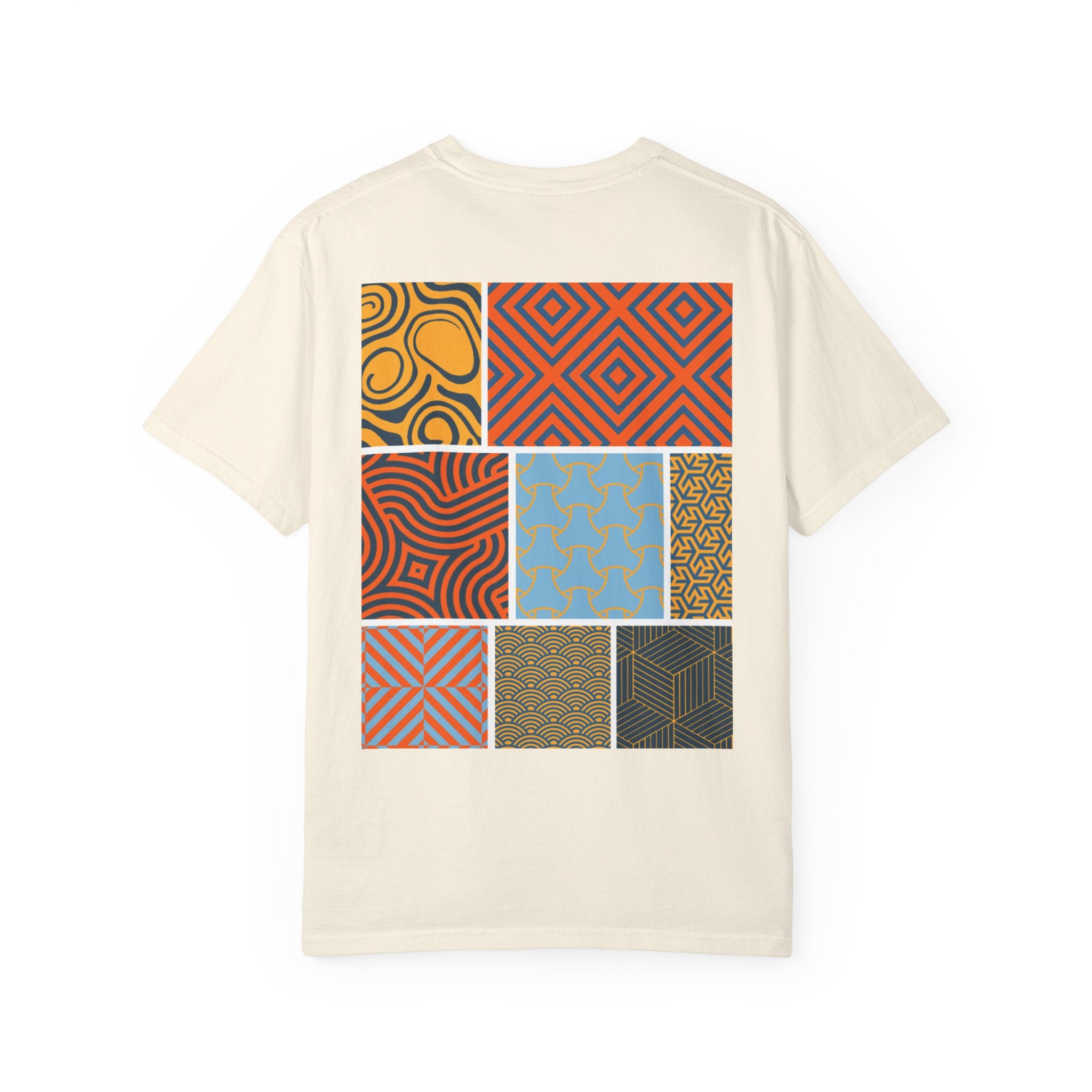 Dark Rose Patterns Orange Tee