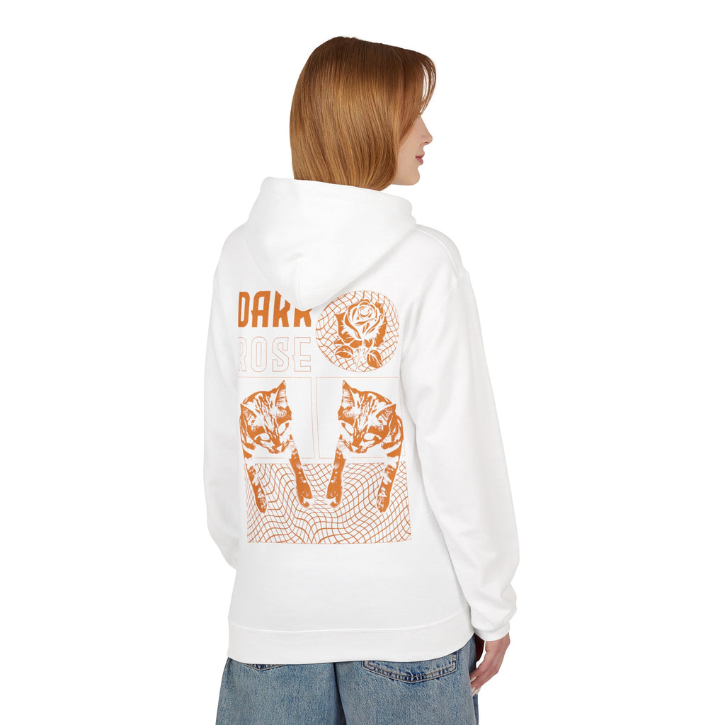 Dark Rose Cat Hoodie