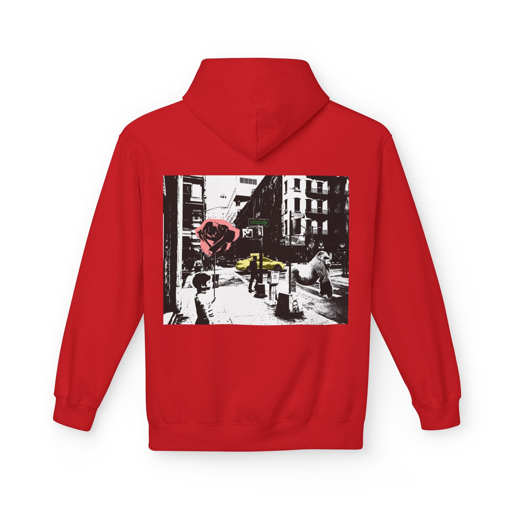 Dark Rose Urban Art Hoodie