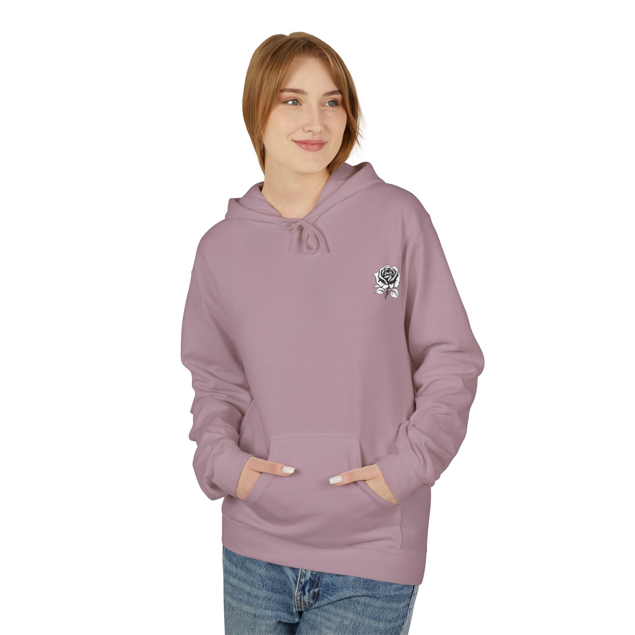 Dark Rose Cat Hoodie