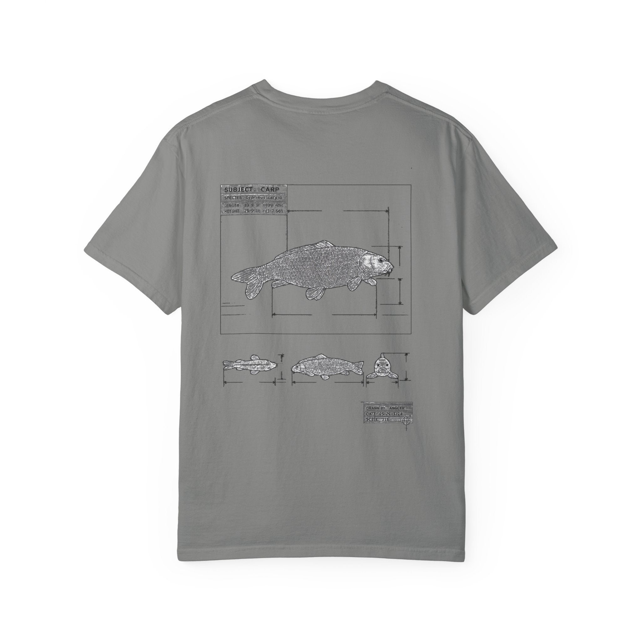 Dark Rose Carp Blueprint Tee