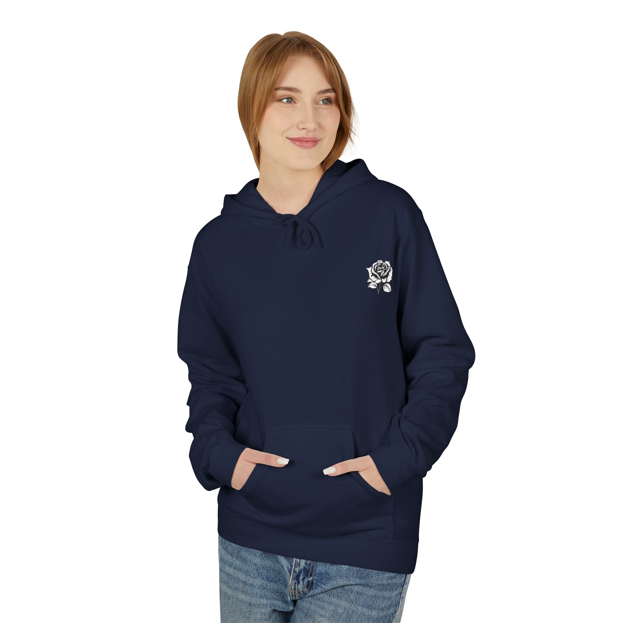 Dark Rose Cat Hoodie