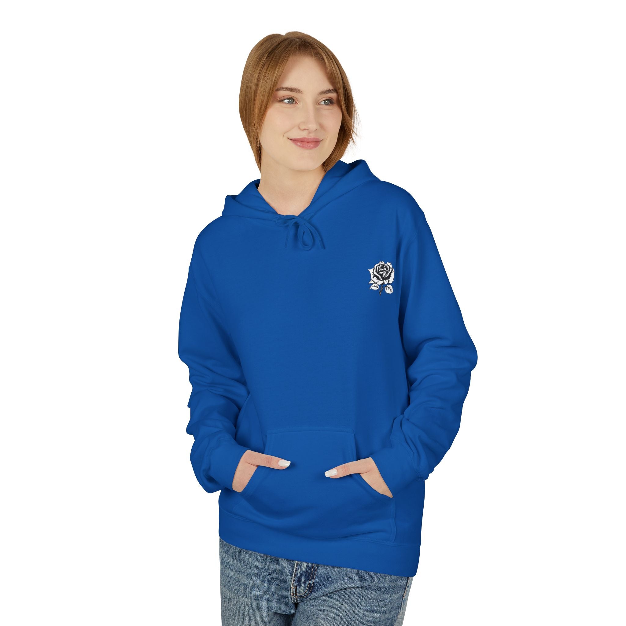 Dark Rose Cat Hoodie