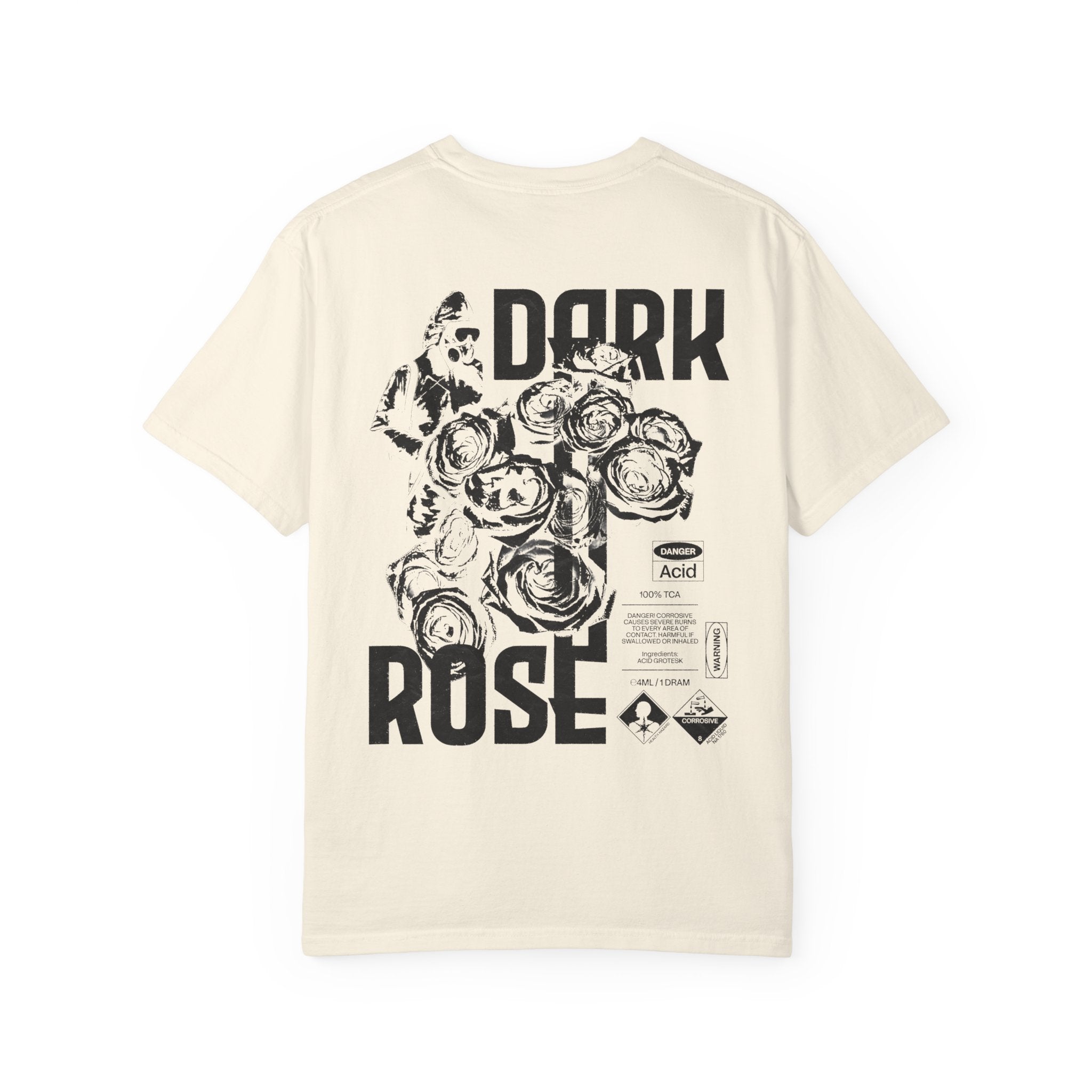 Dark Rose Gas Mask Poster Tee