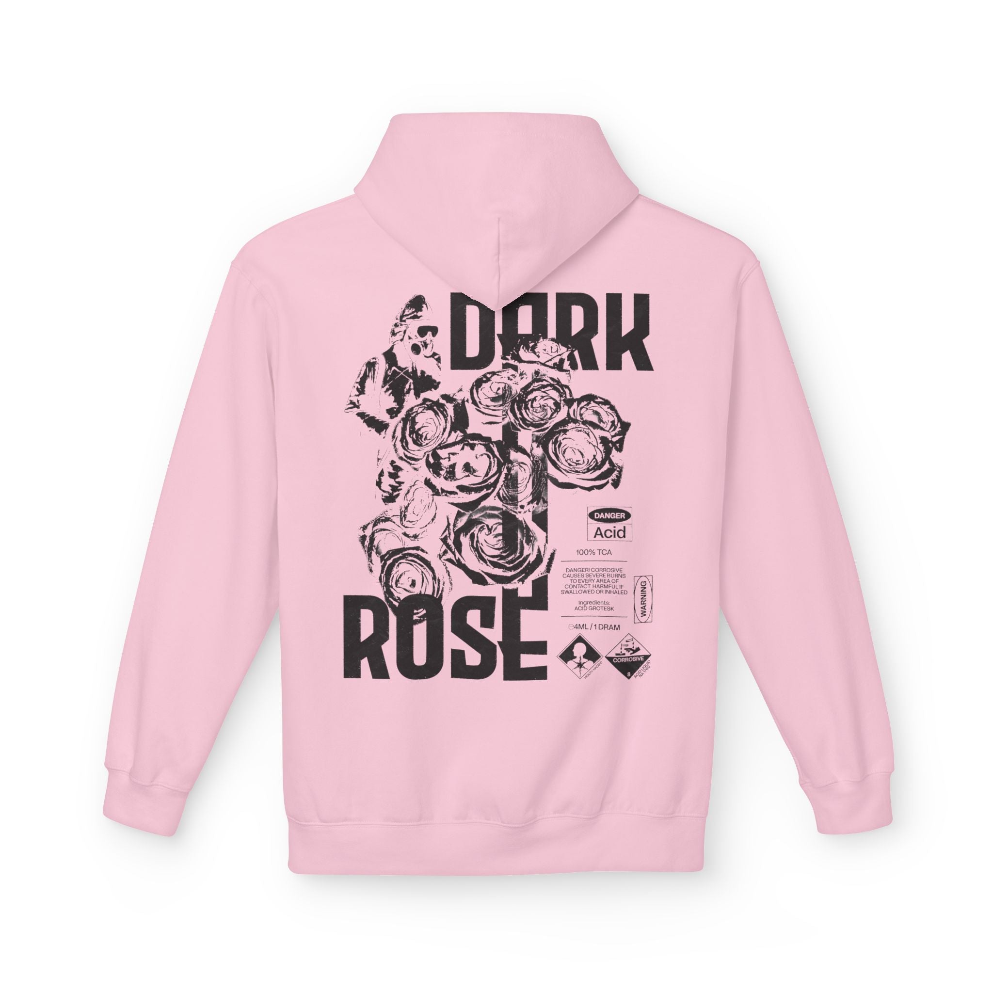 Dark Rose Gas Mask Poster Hoodie