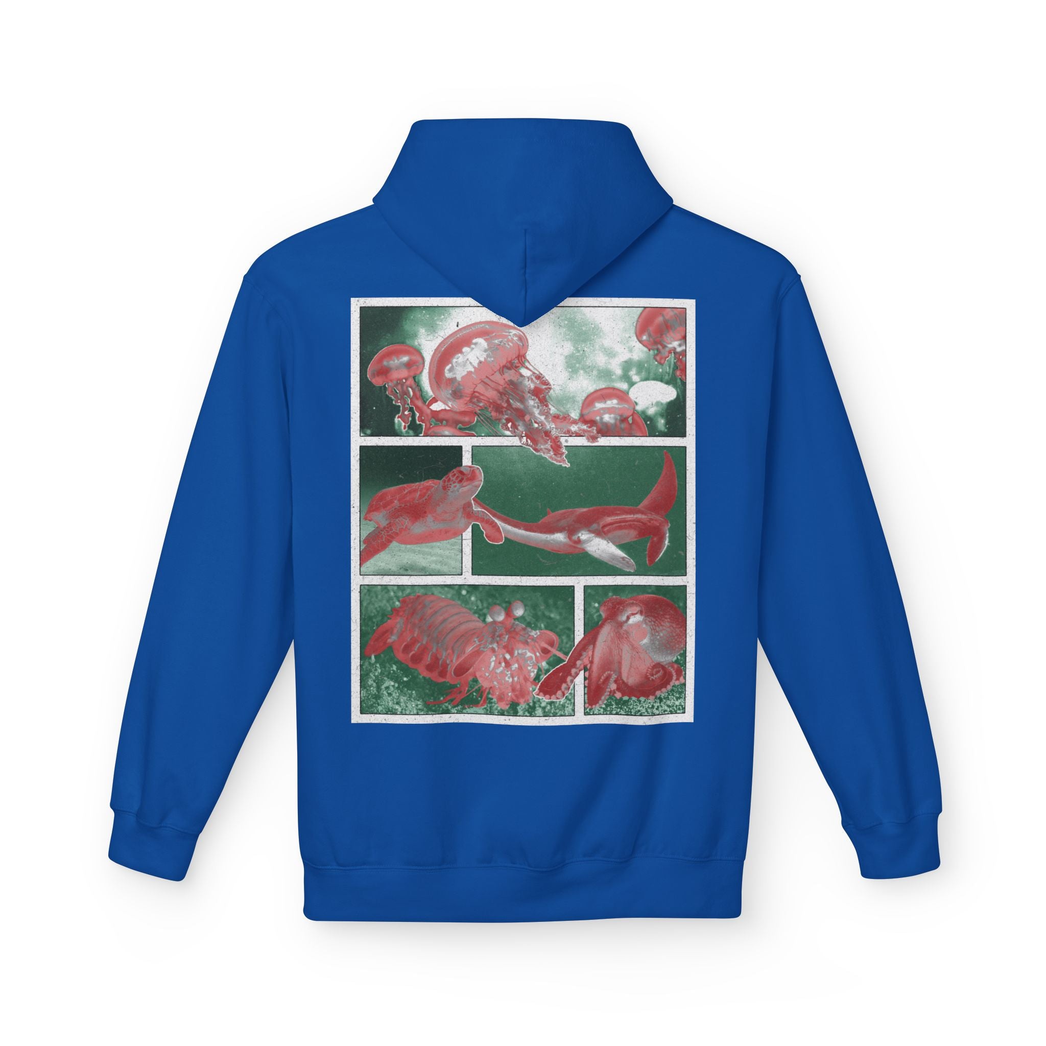 Dark Rose Sea Creatures Hoodie