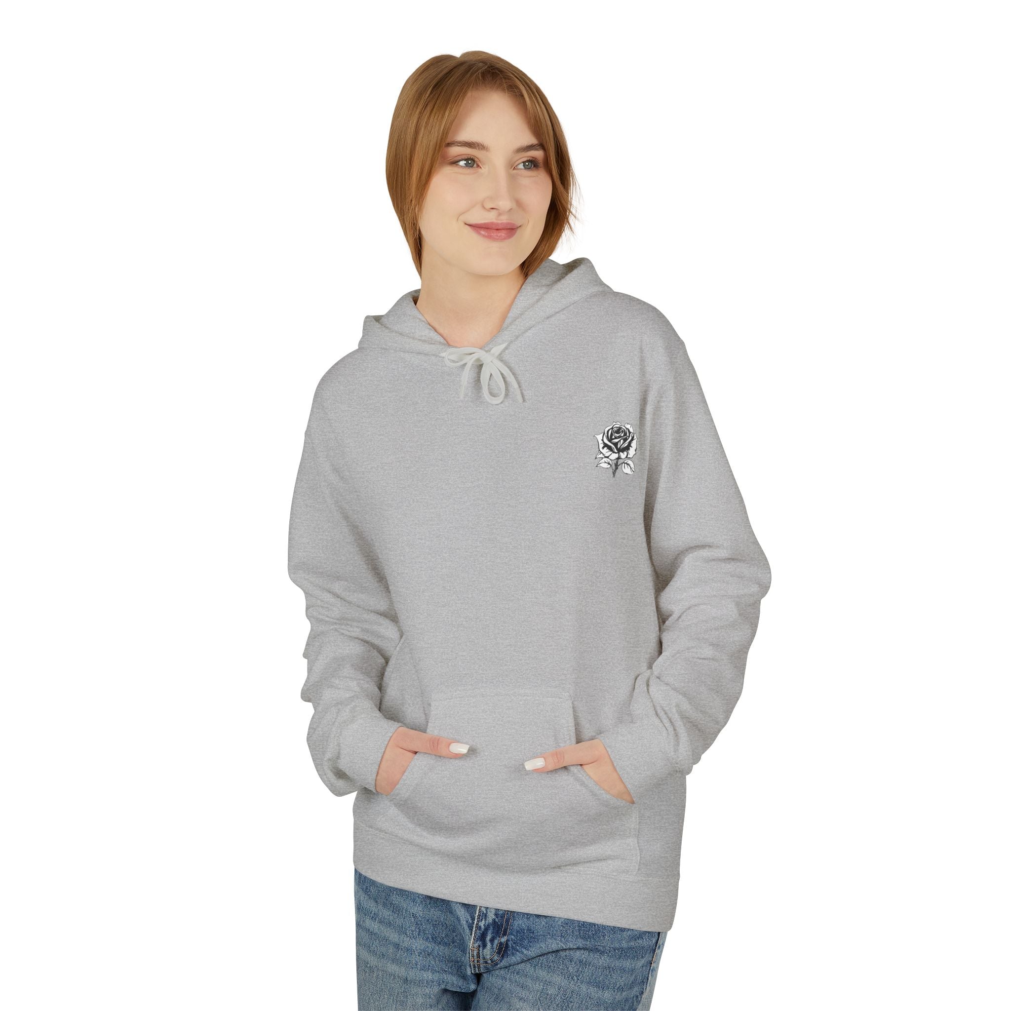 Dark Rose Cat Hoodie