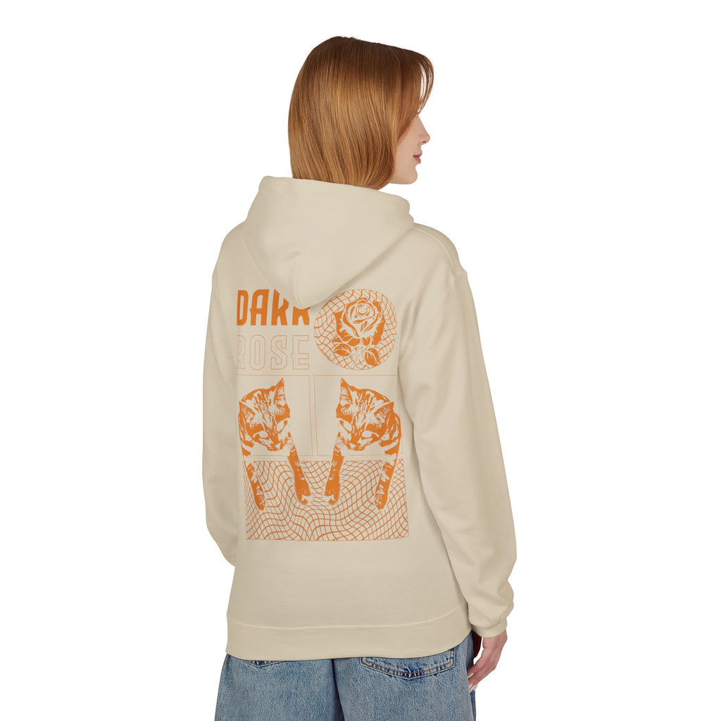 Dark Rose Cat Hoodie