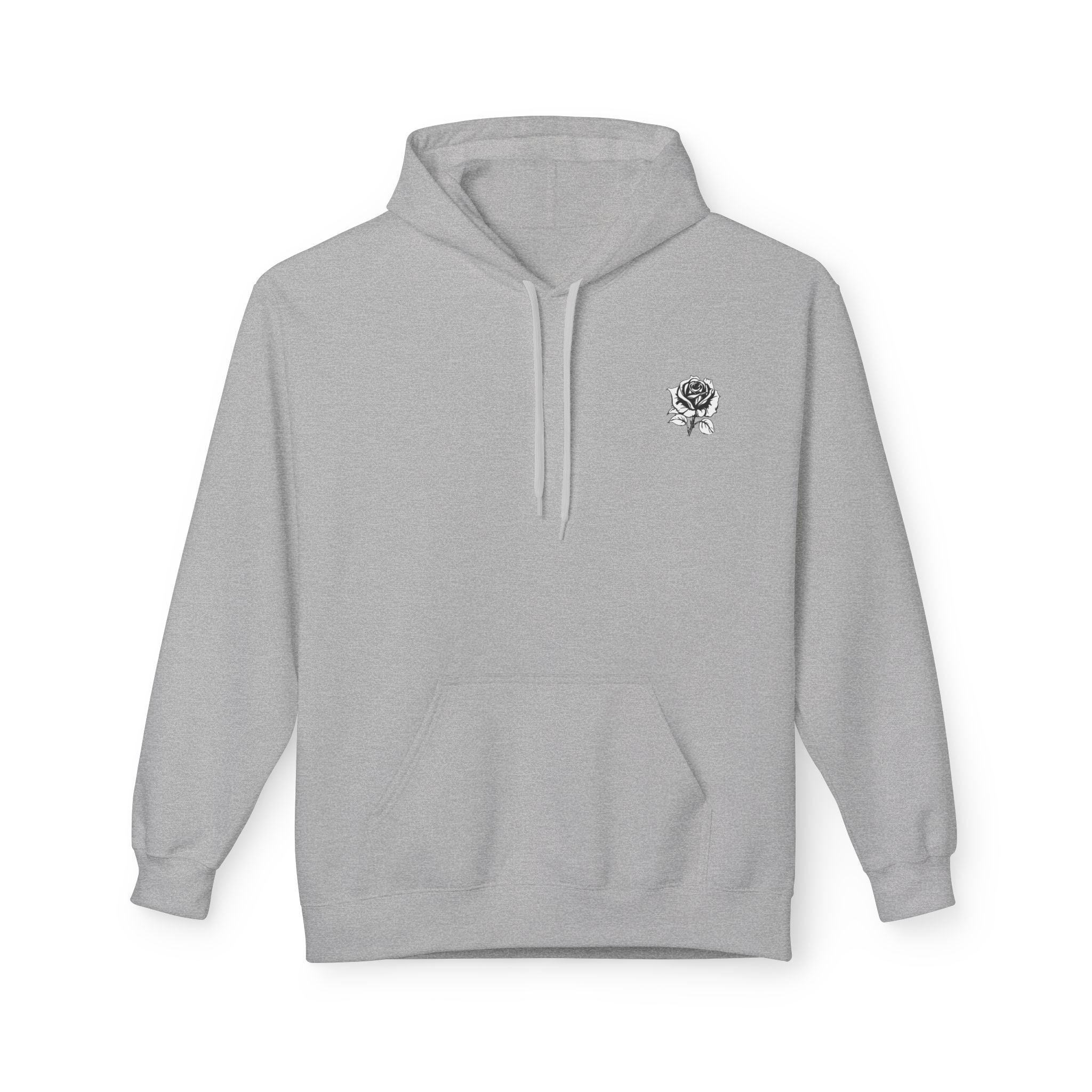 Dark Rose Patterns Orange Hoodie
