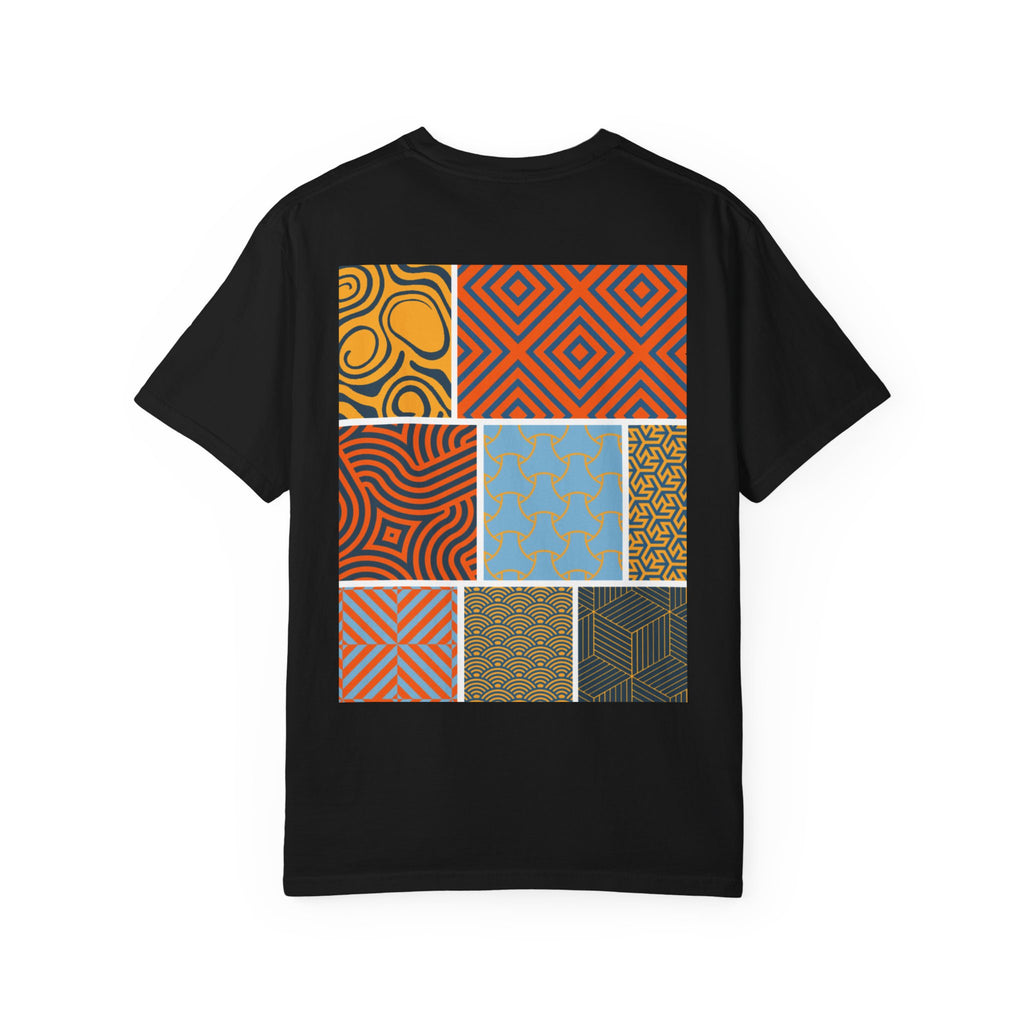 Dark Rose Patterns Orange Tee