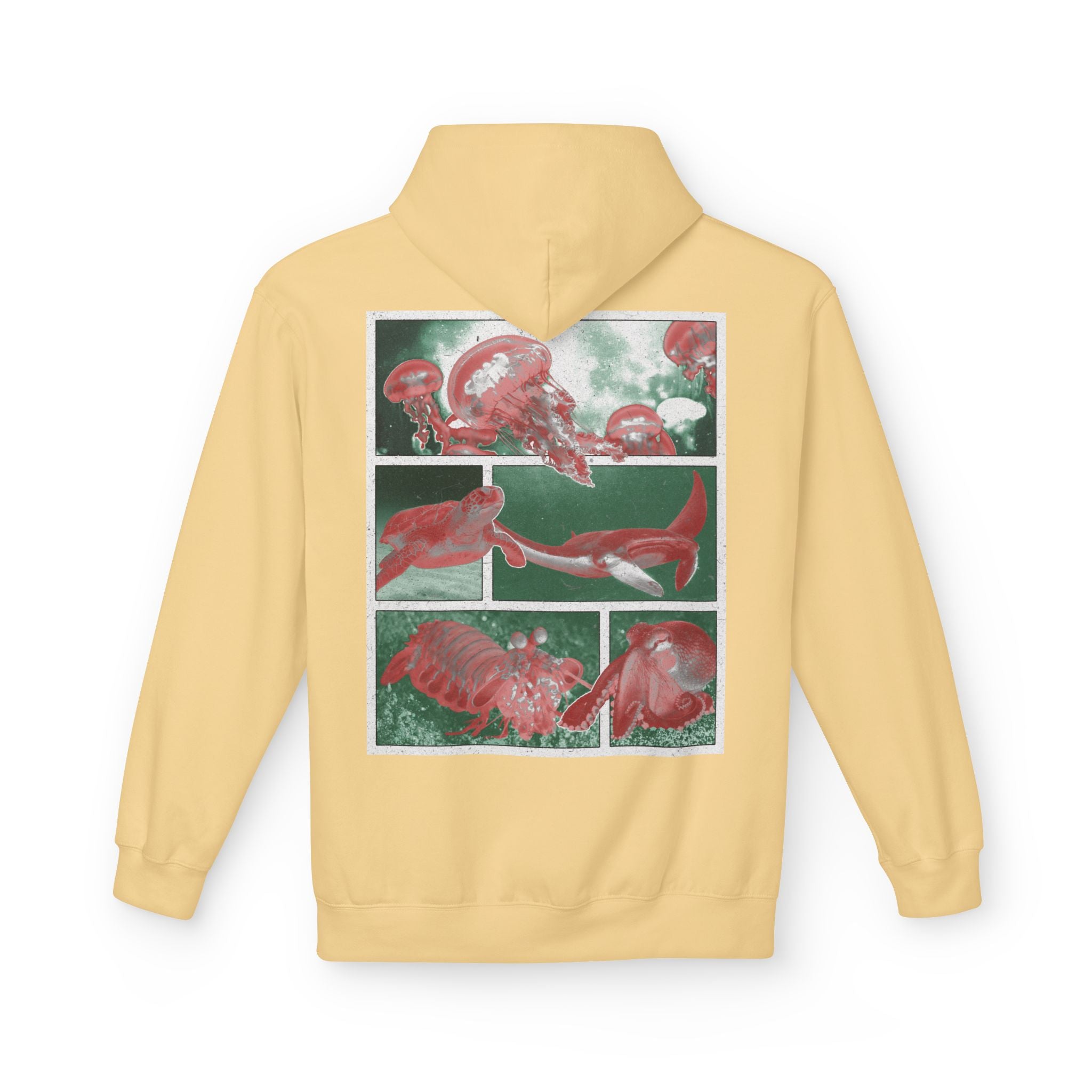Dark Rose Sea Creatures Hoodie