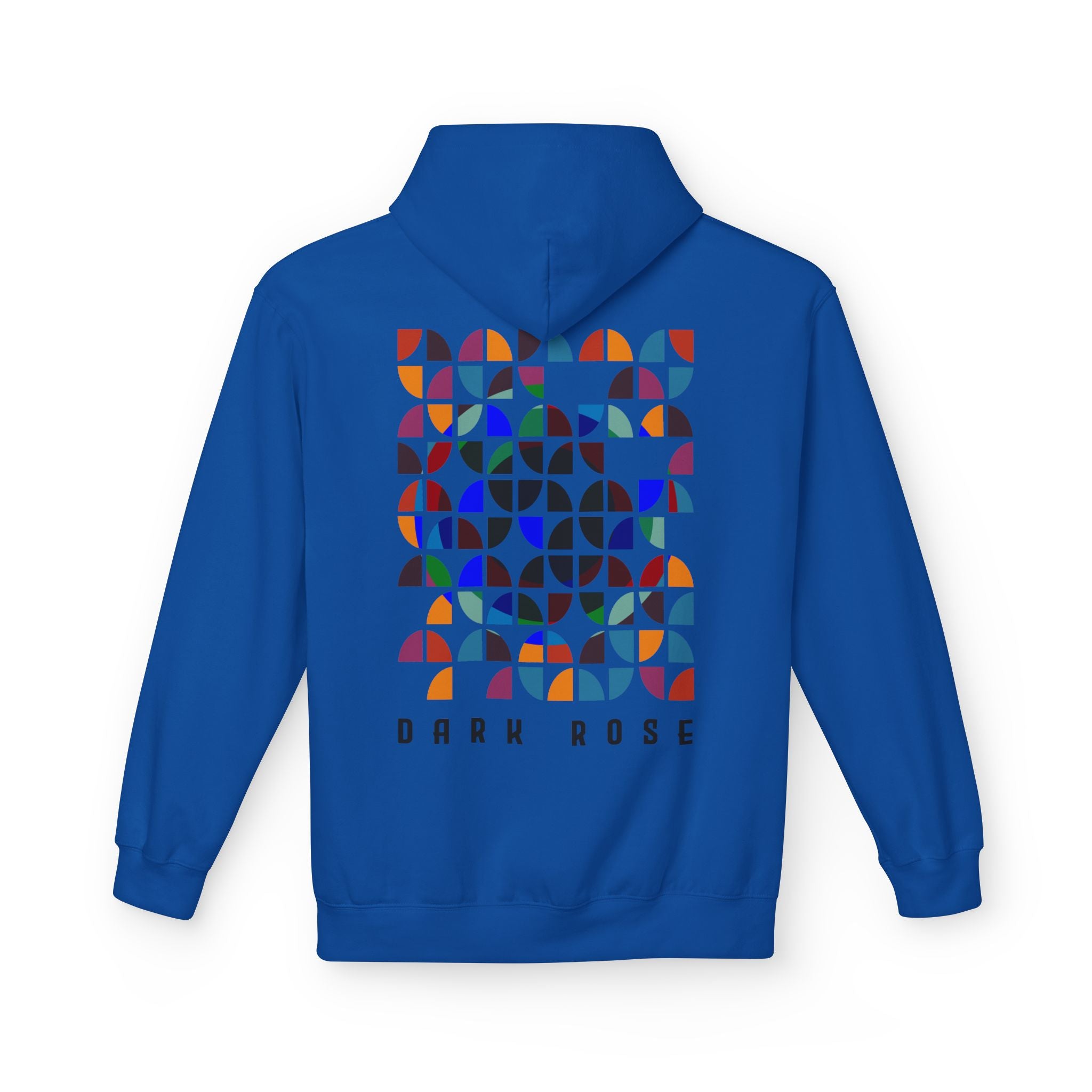 Dark Rose Colours Circles Hoodie