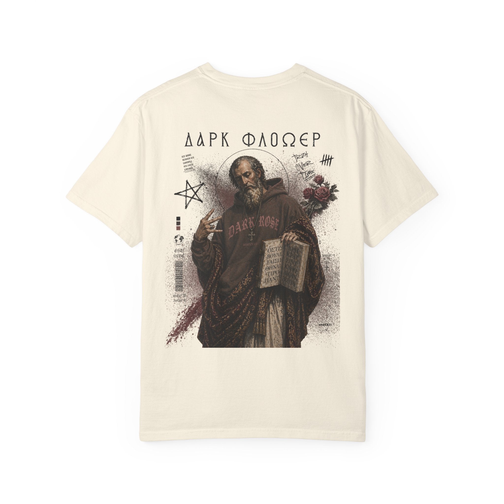 Dark Rose Ancient Greek Philosophers Tee