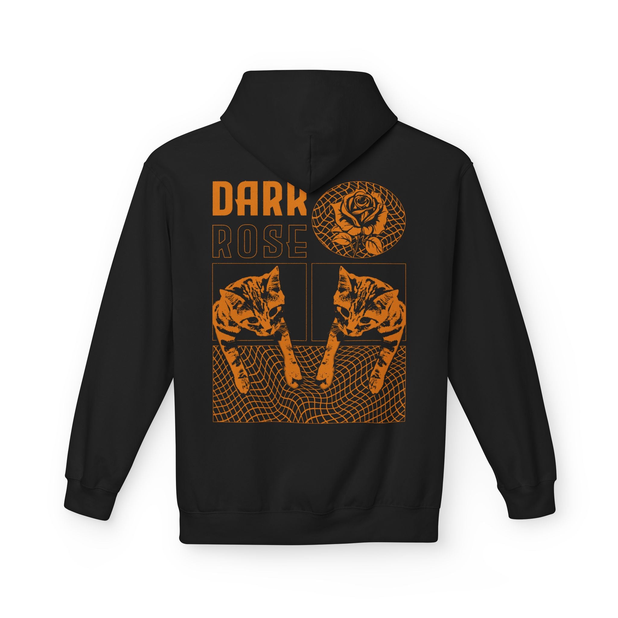 Dark Rose Cat Hoodie
