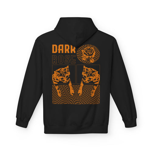 Dark Rose Cat Hoodie