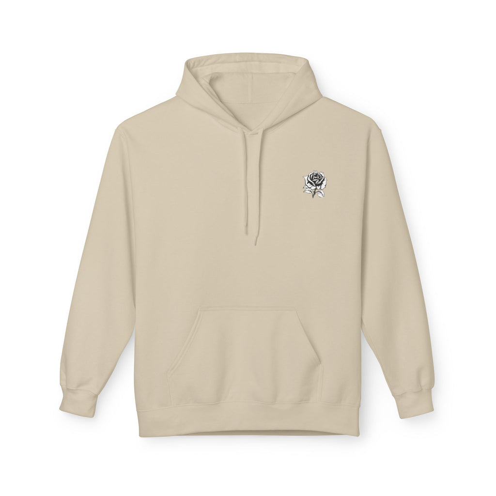 Dark Rose Patterns Orange Hoodie
