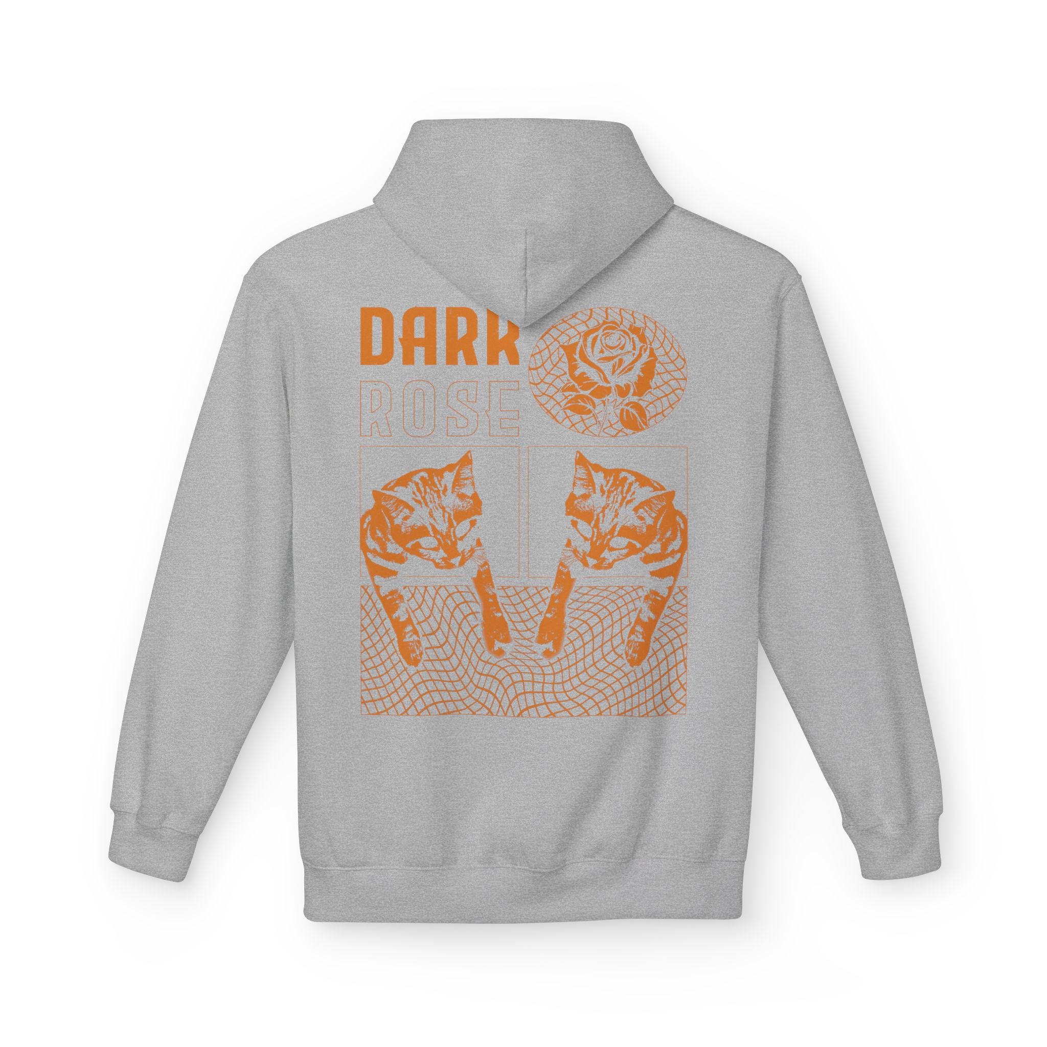 Dark Rose Cat Hoodie