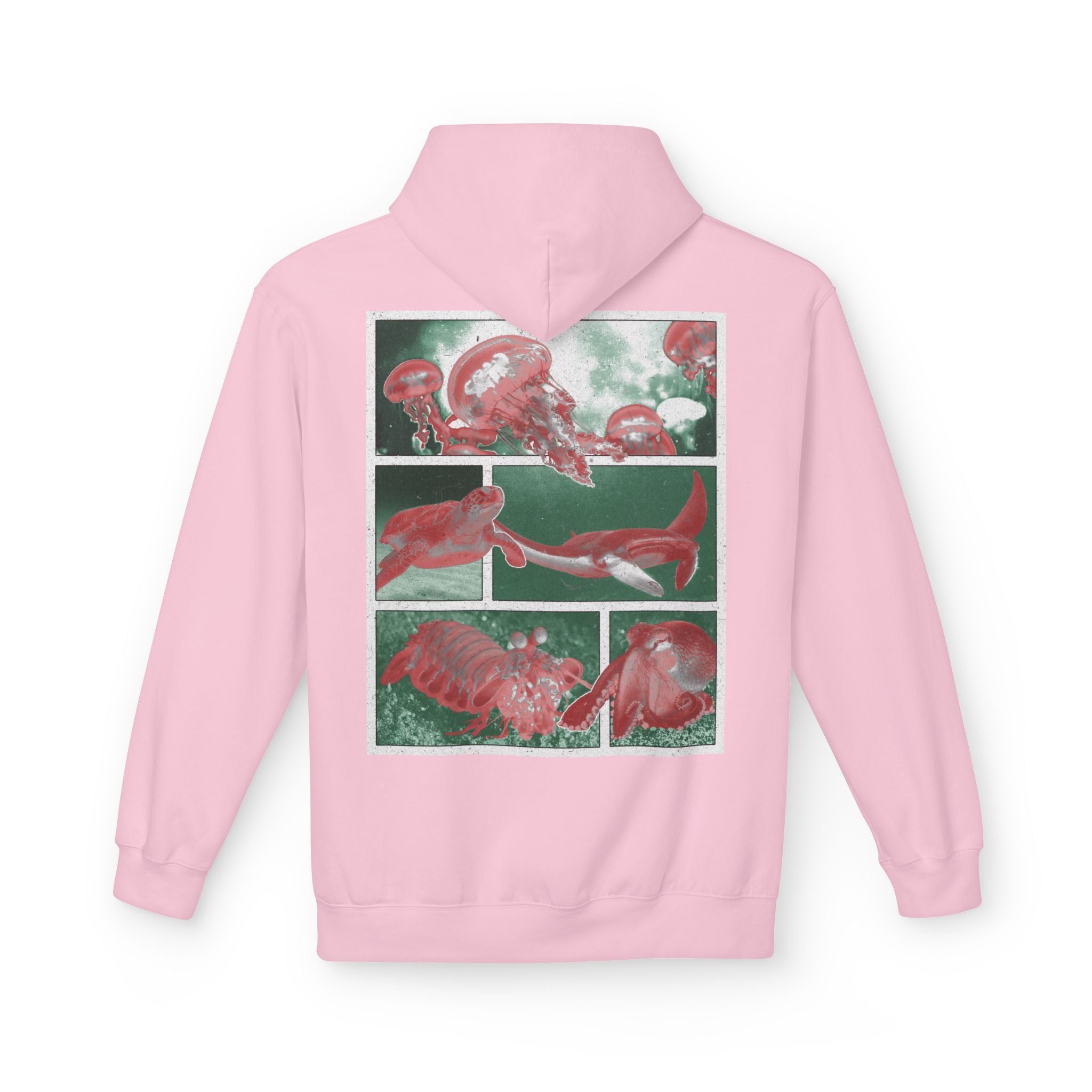 Dark Rose Sea Creatures Hoodie