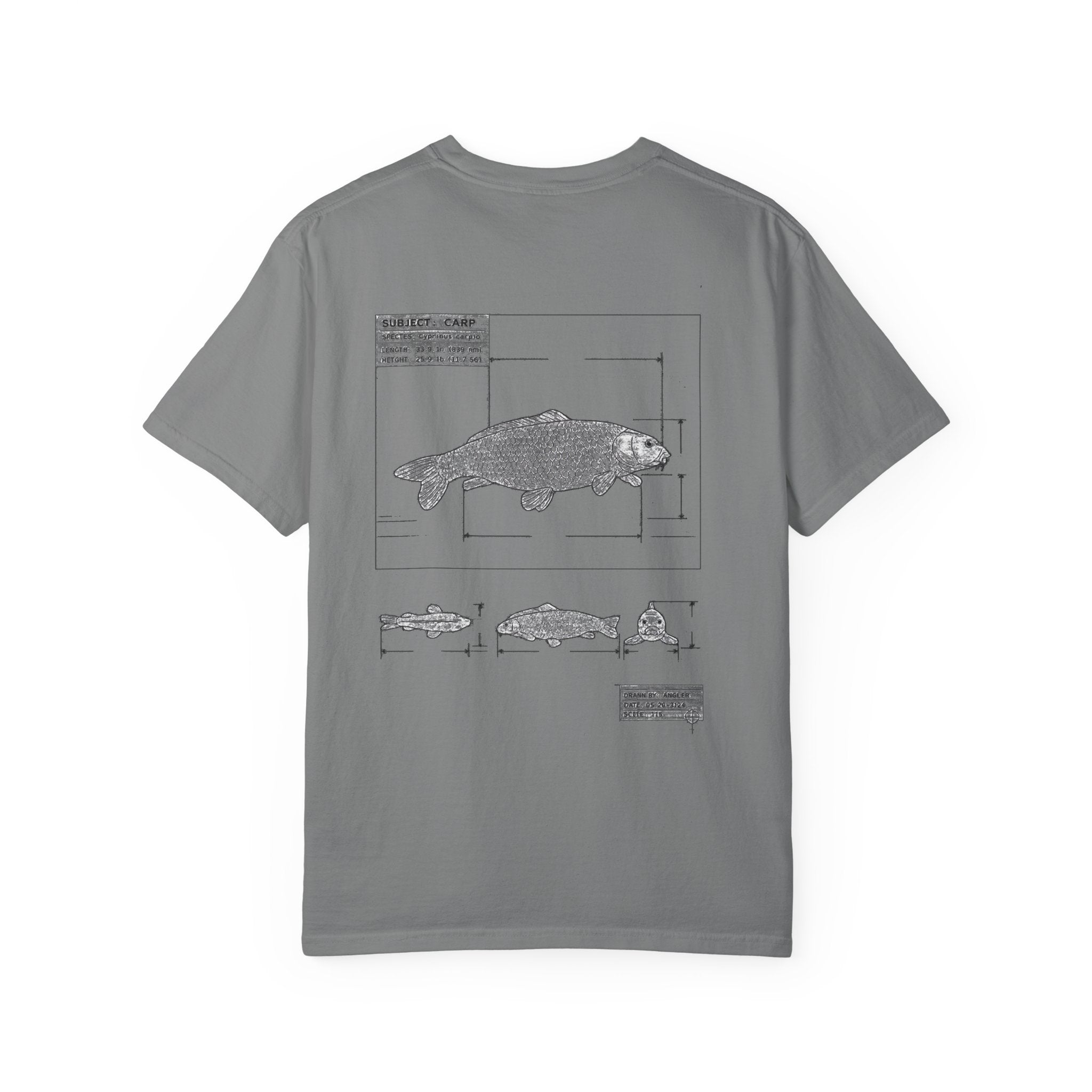 Dark Rose Carp Blueprint Tee