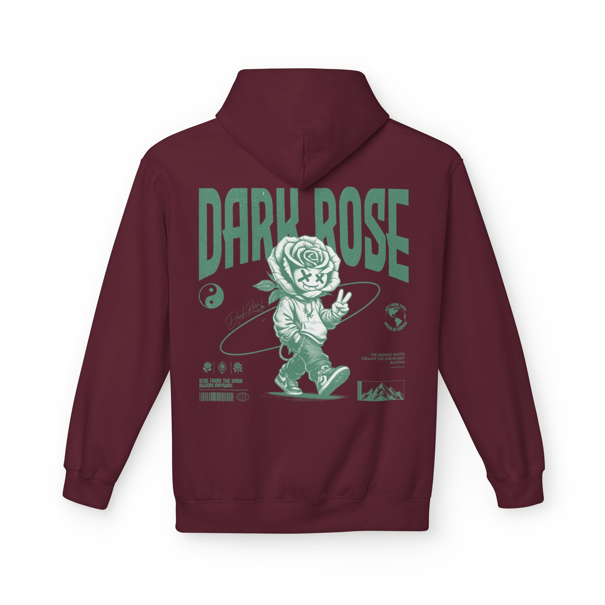 Dark Rose The Bloom Kid Hoodie