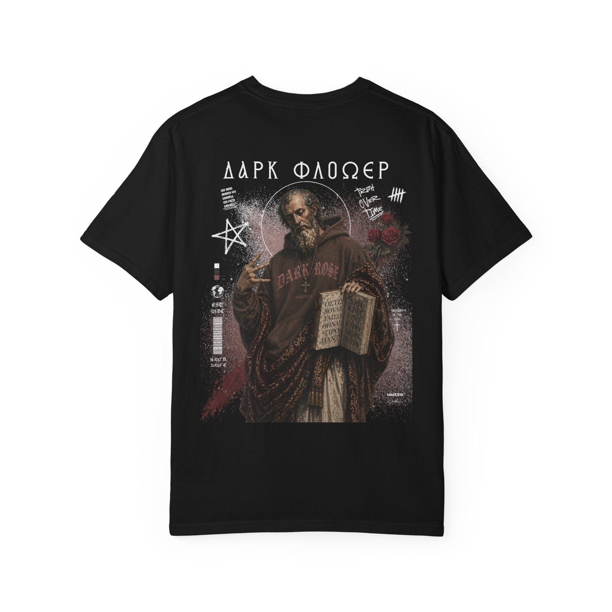 Dark Rose Ancient Greek Philosophers Tee