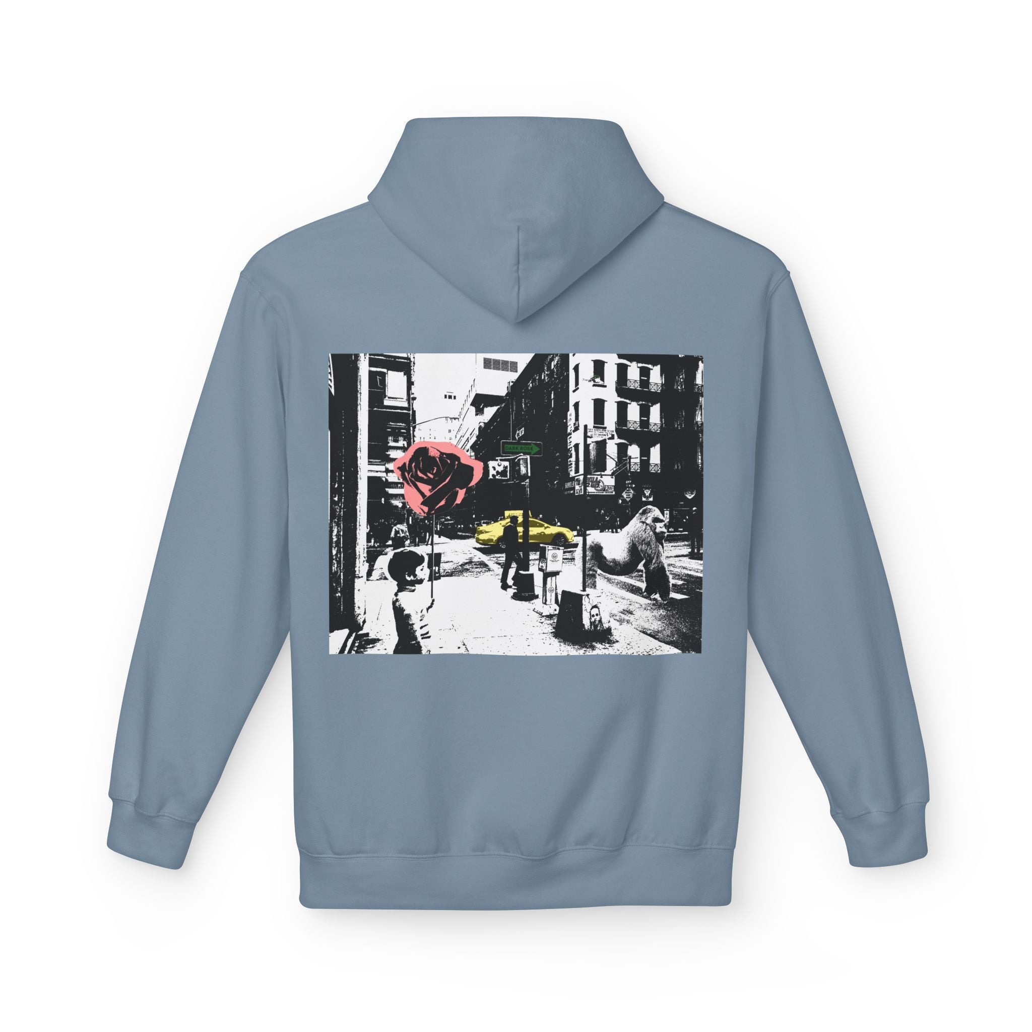 Dark Rose Urban Art Hoodie