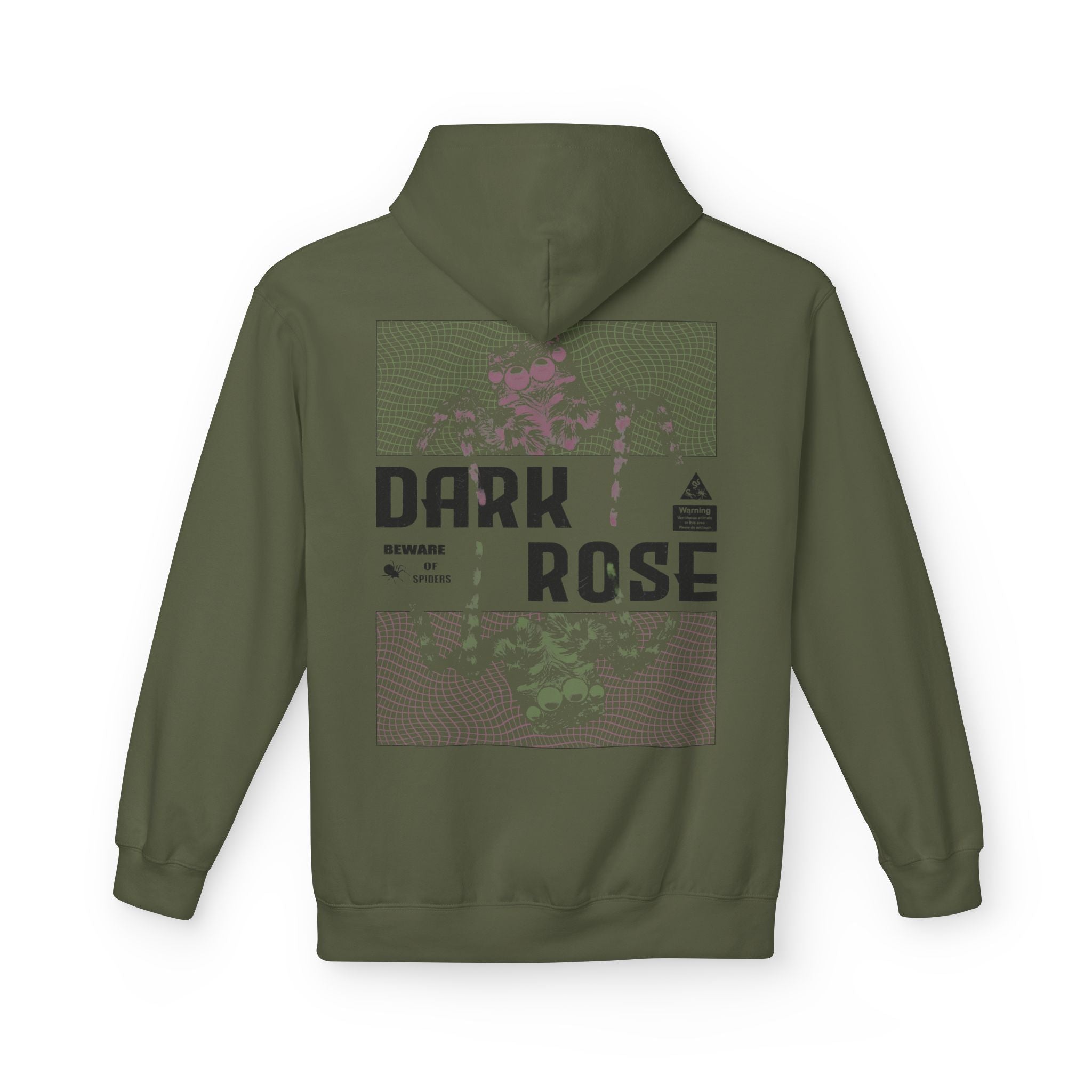 Dark Rose Jumping Spider Hoodie